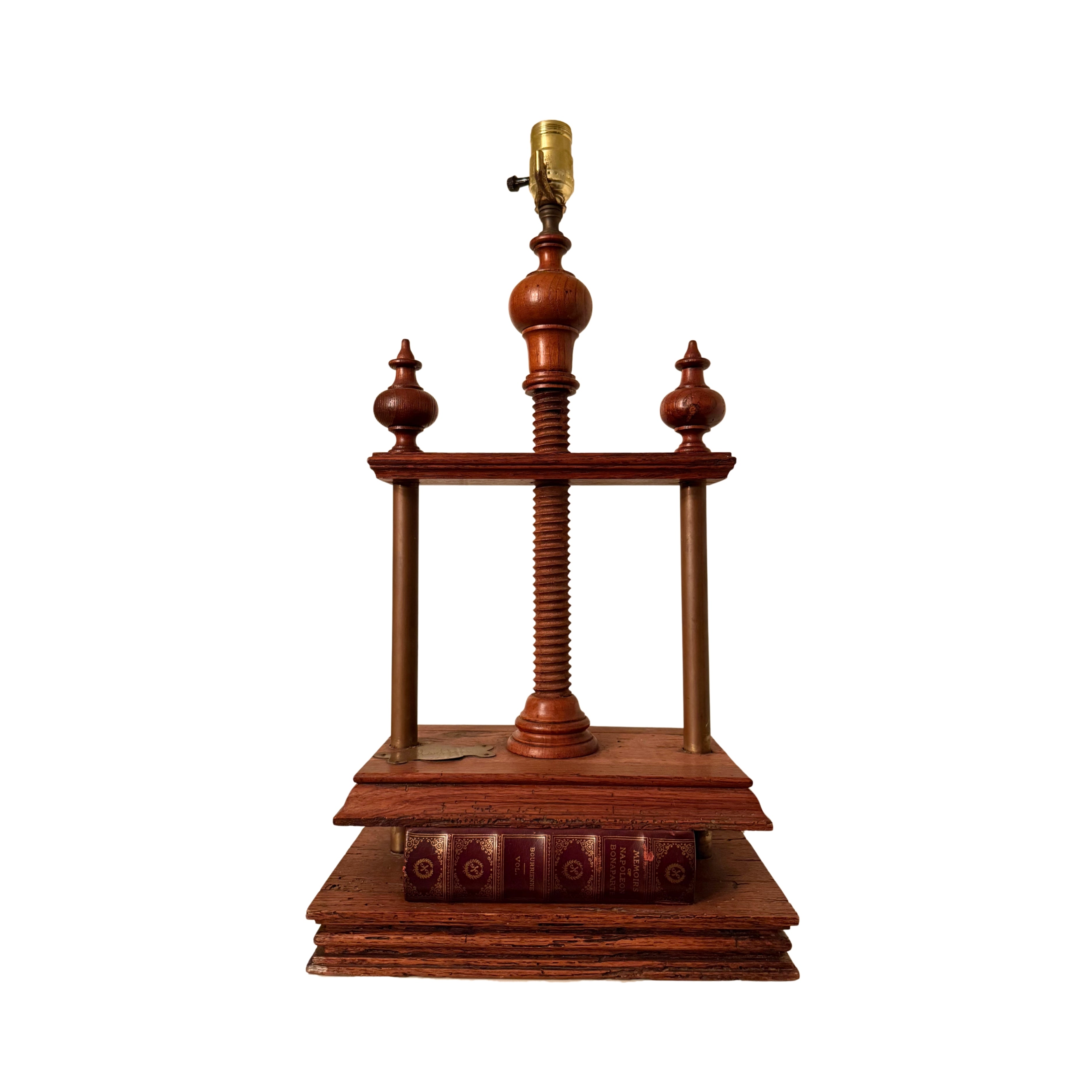 Italian Book Press Lamp