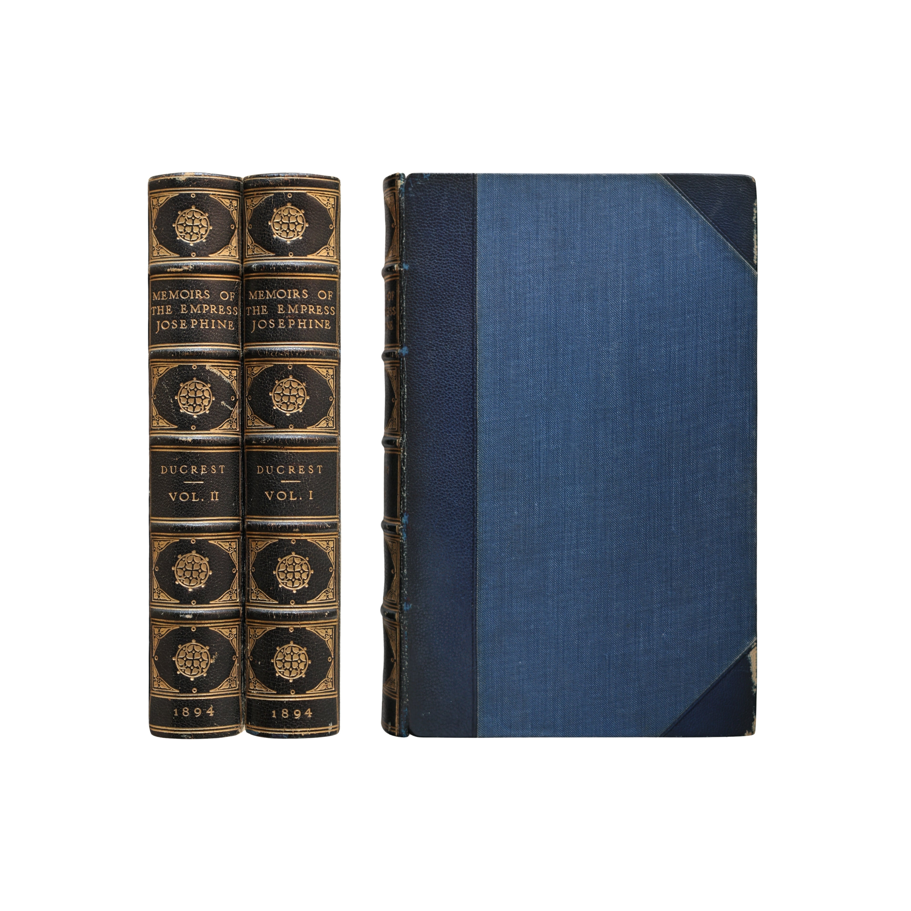 “Memoirs of the Empress Josephine” Two-Volume Set by Madame Ducrest (1894)