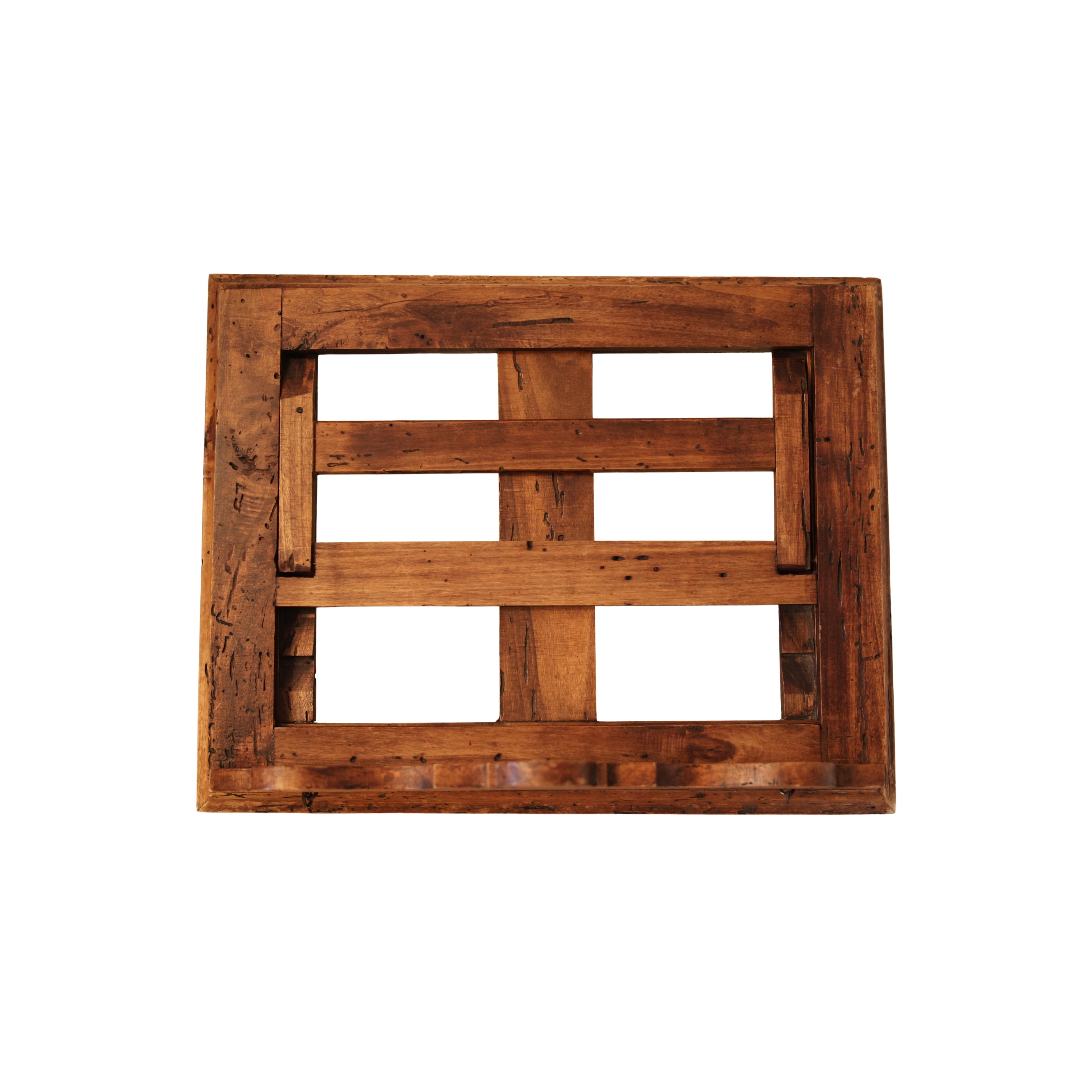 Italian Olive Wood Rotating Book Stand