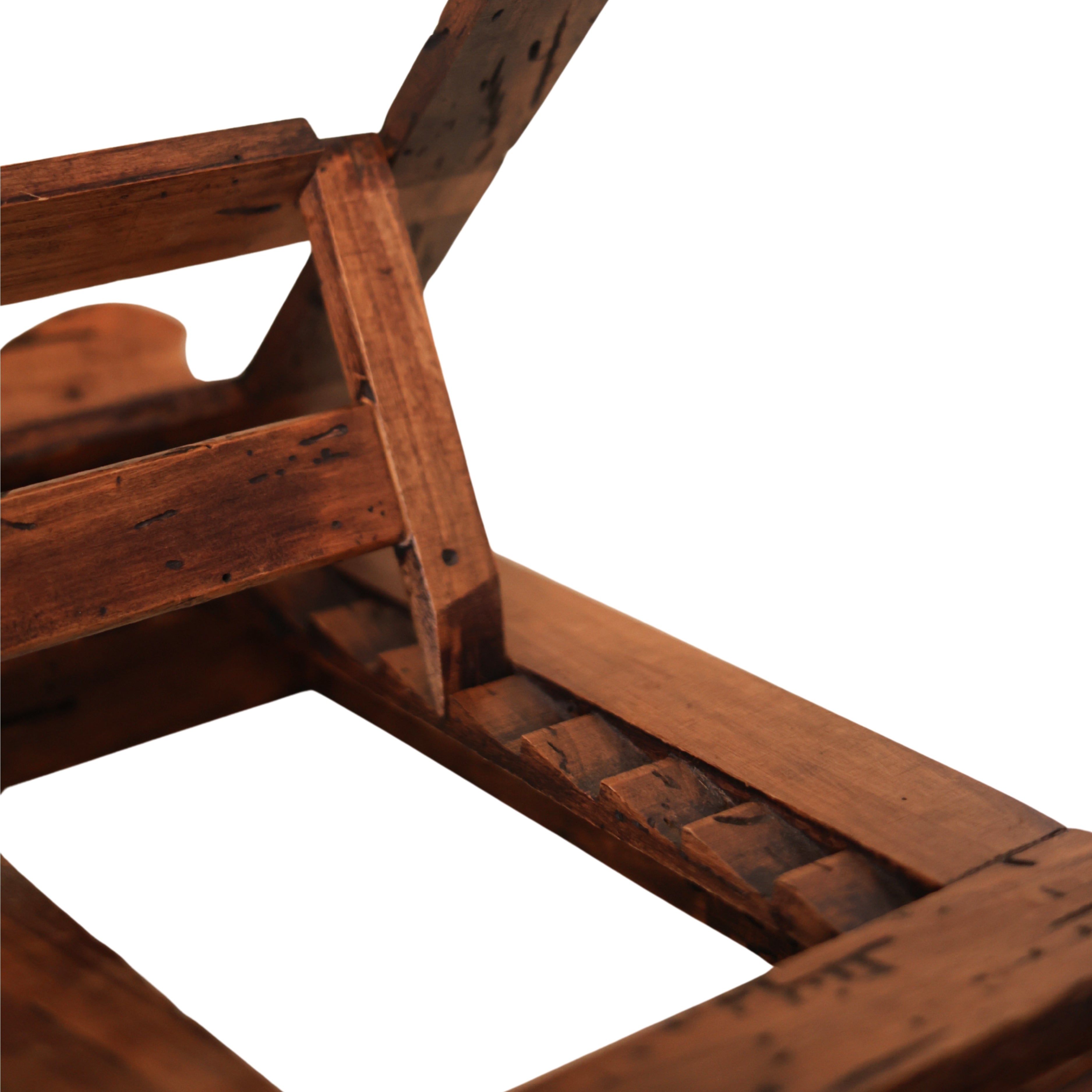 Italian Olive Wood Rotating Book Stand