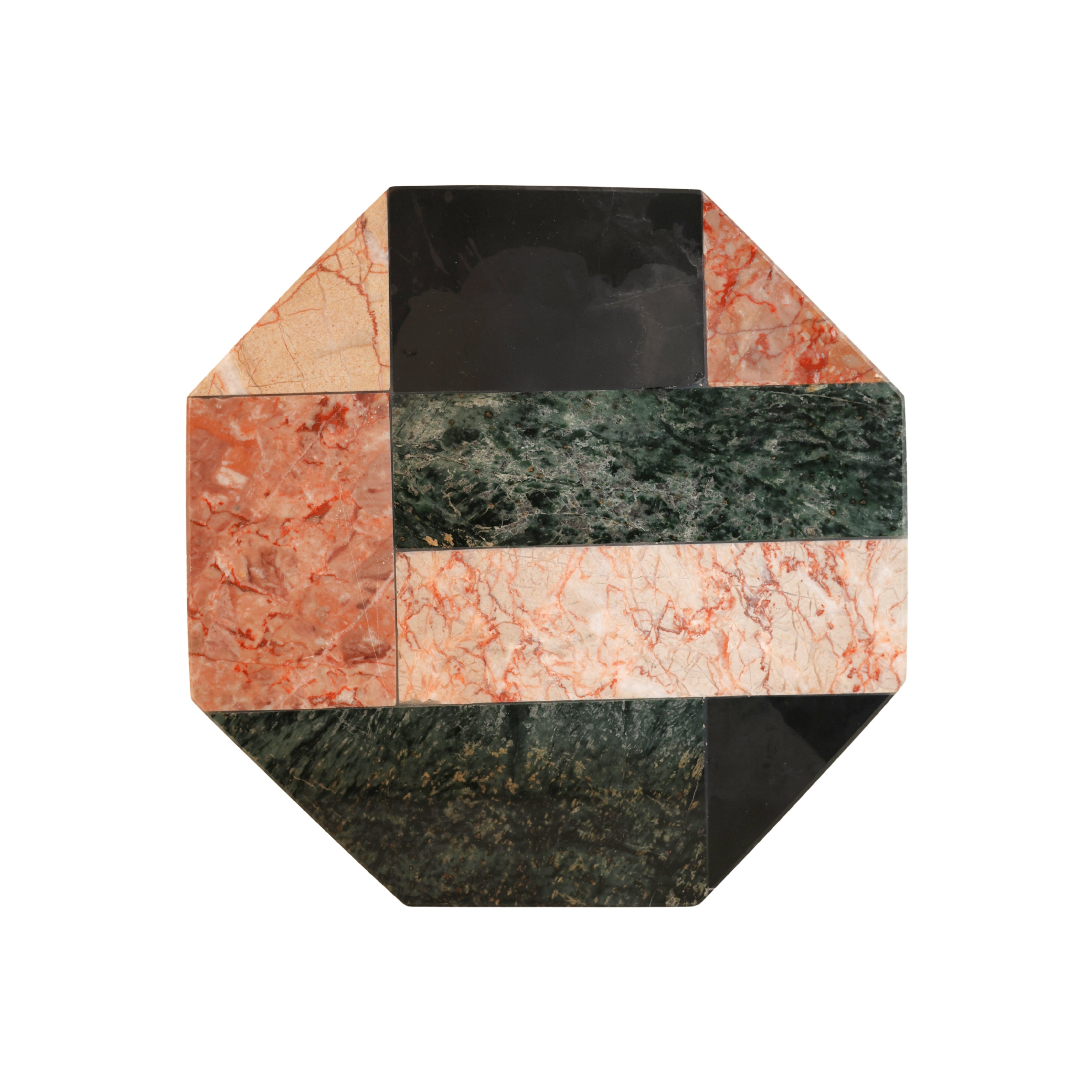 Marble Patchwork Rotating Tray