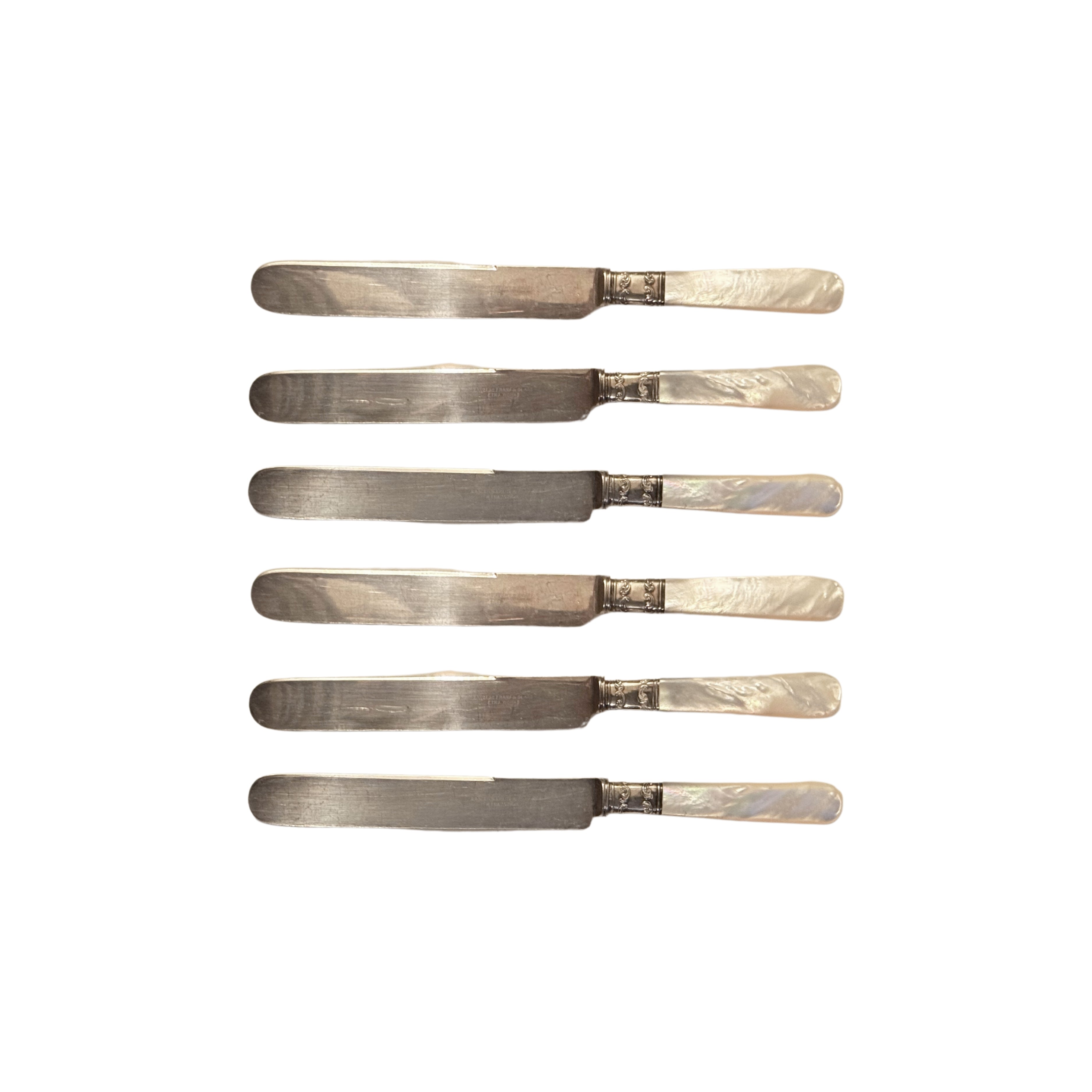 Mother-of-Pearl & Sterling Knives