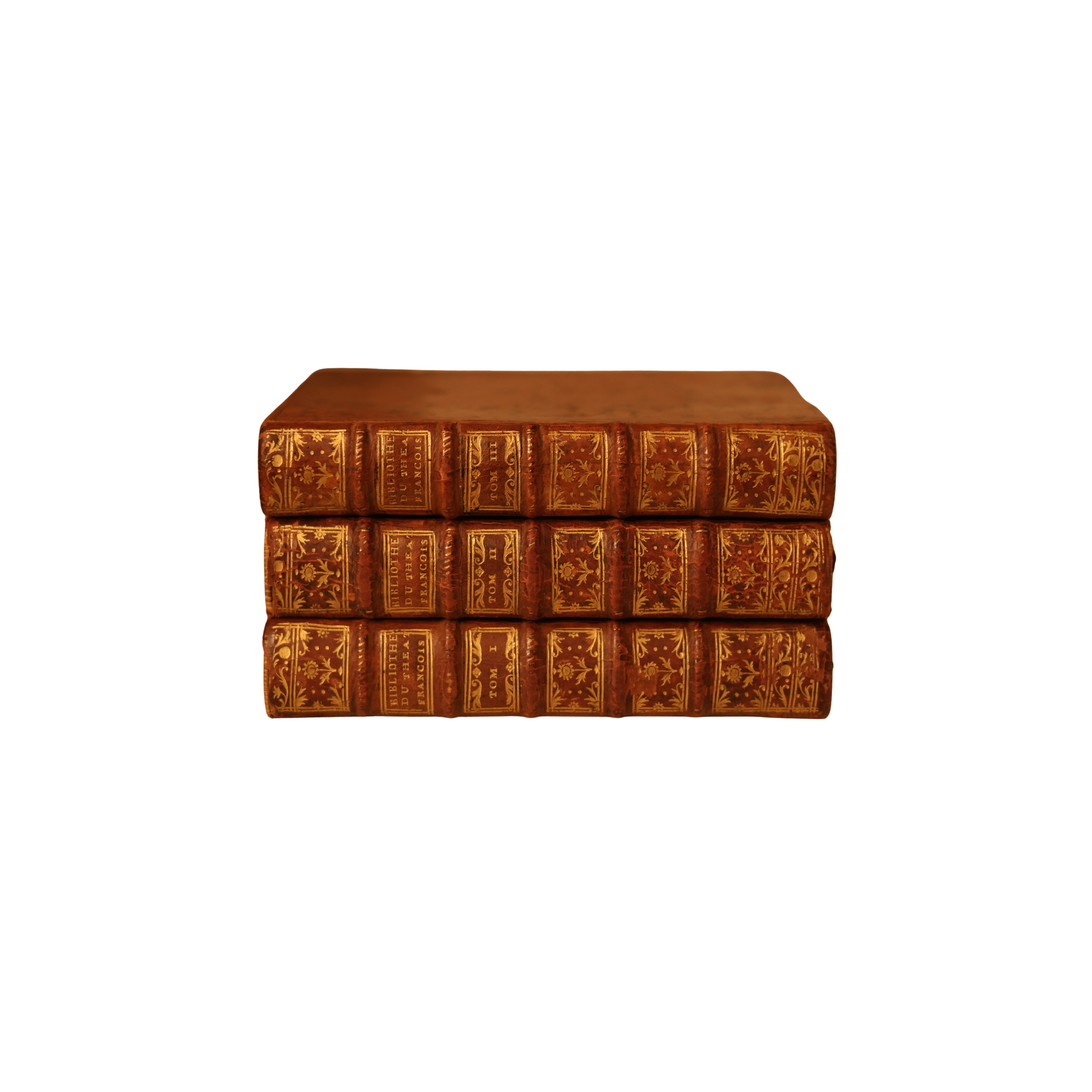 c. 1768 “Bibliothèque du Théâtre François” (Tome I, II & III)