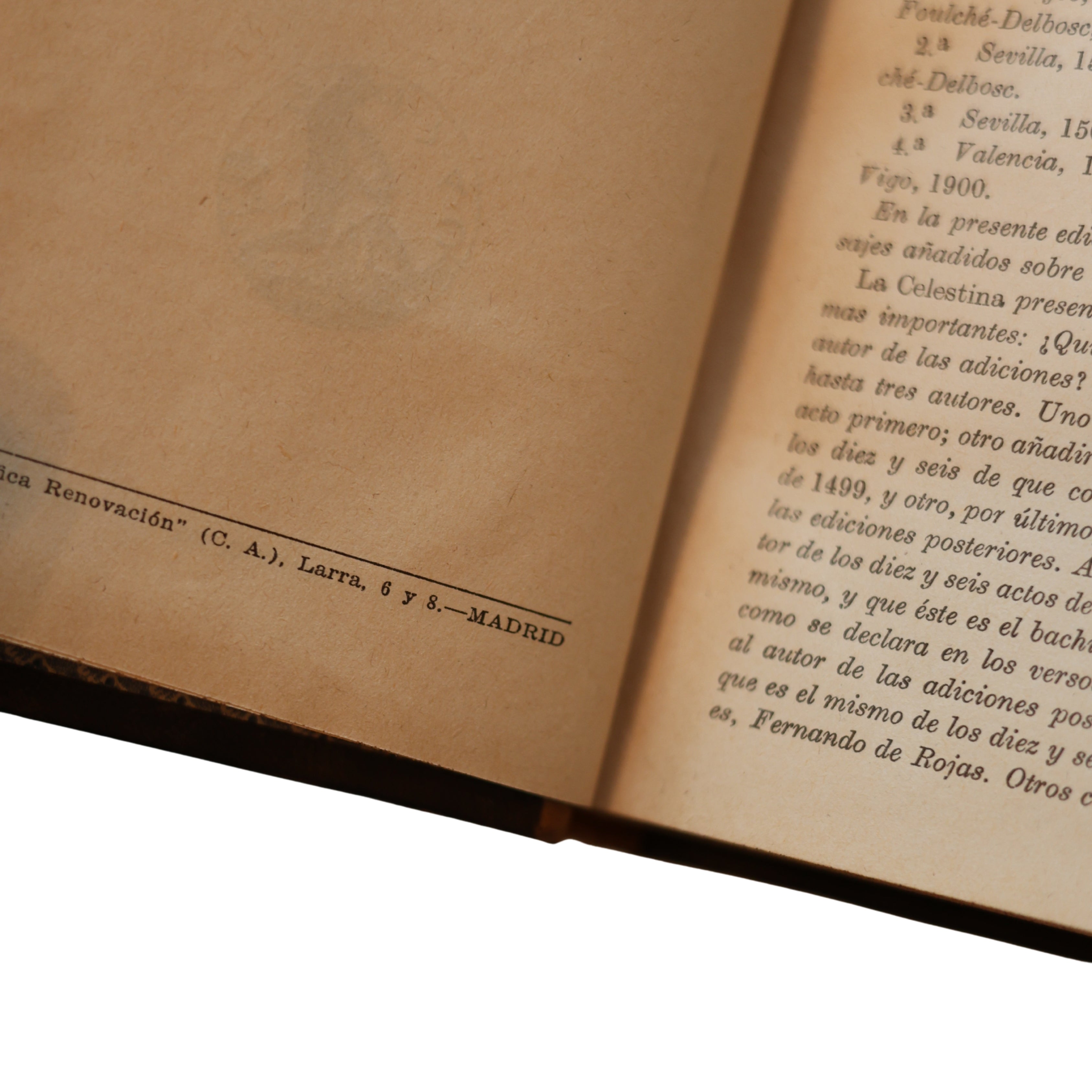 "La Celestina", Spanish Leather-Bound by Fernando de Rojas