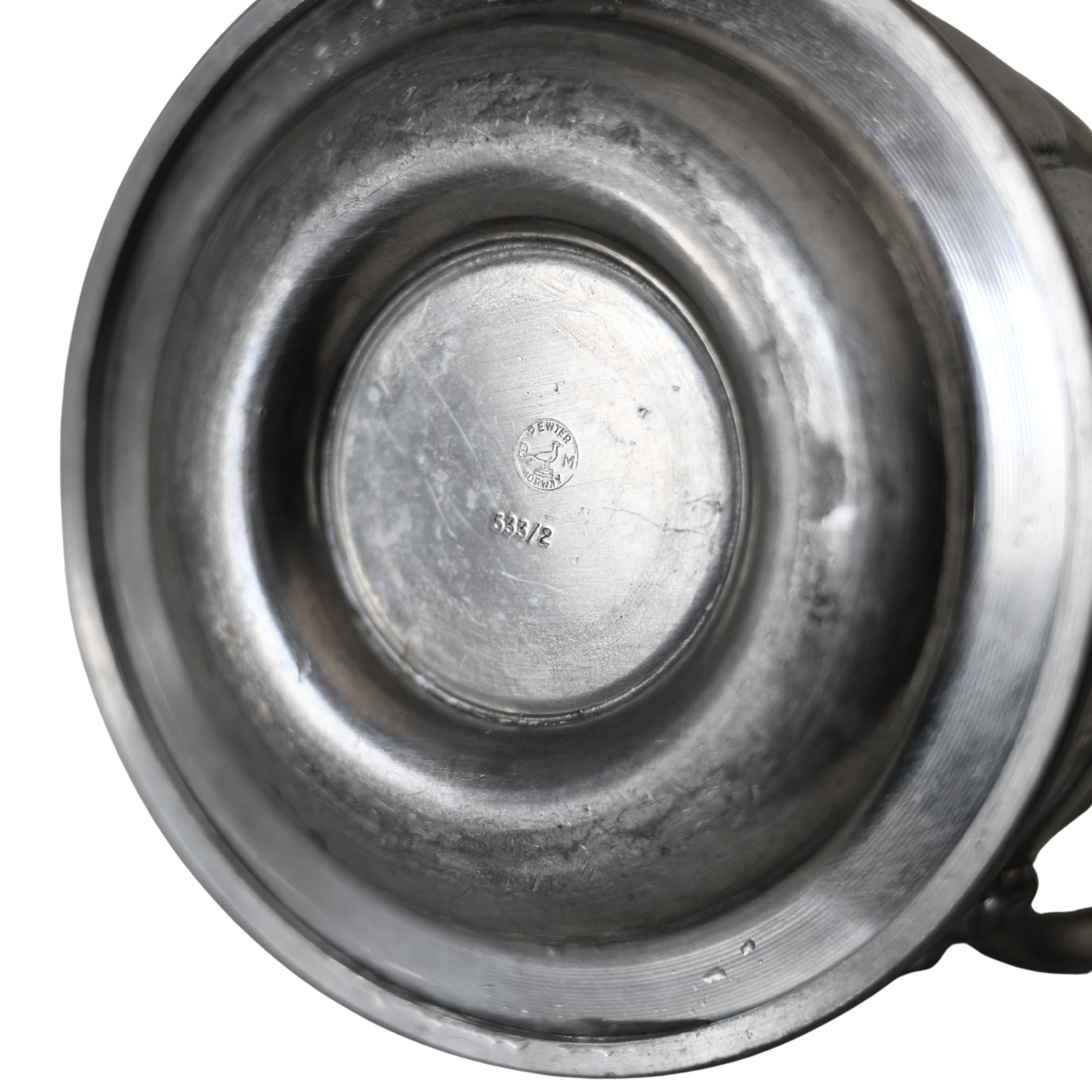 Norwegian Pewter Lidded Sauce Tureen