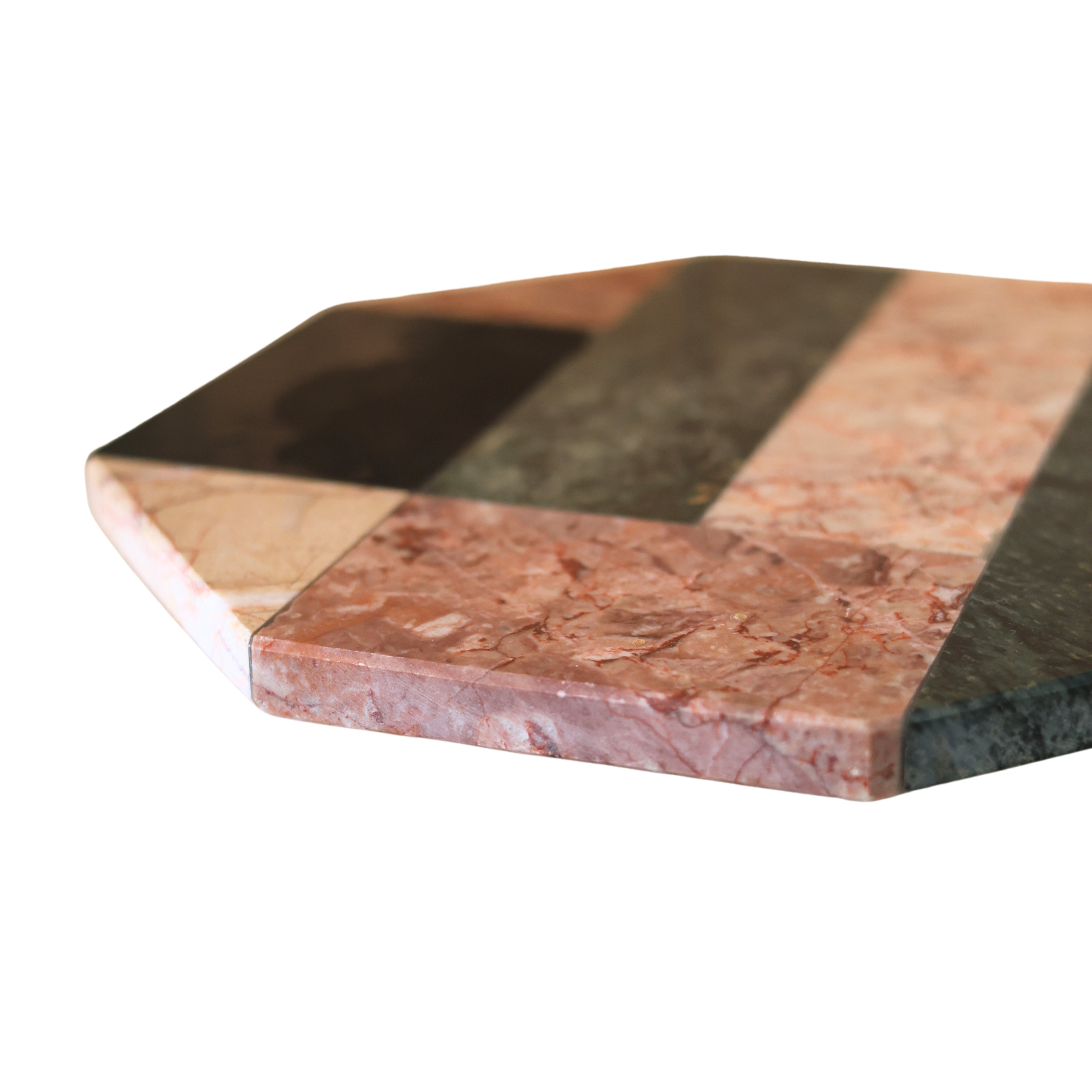 Marble Patchwork Rotating Tray