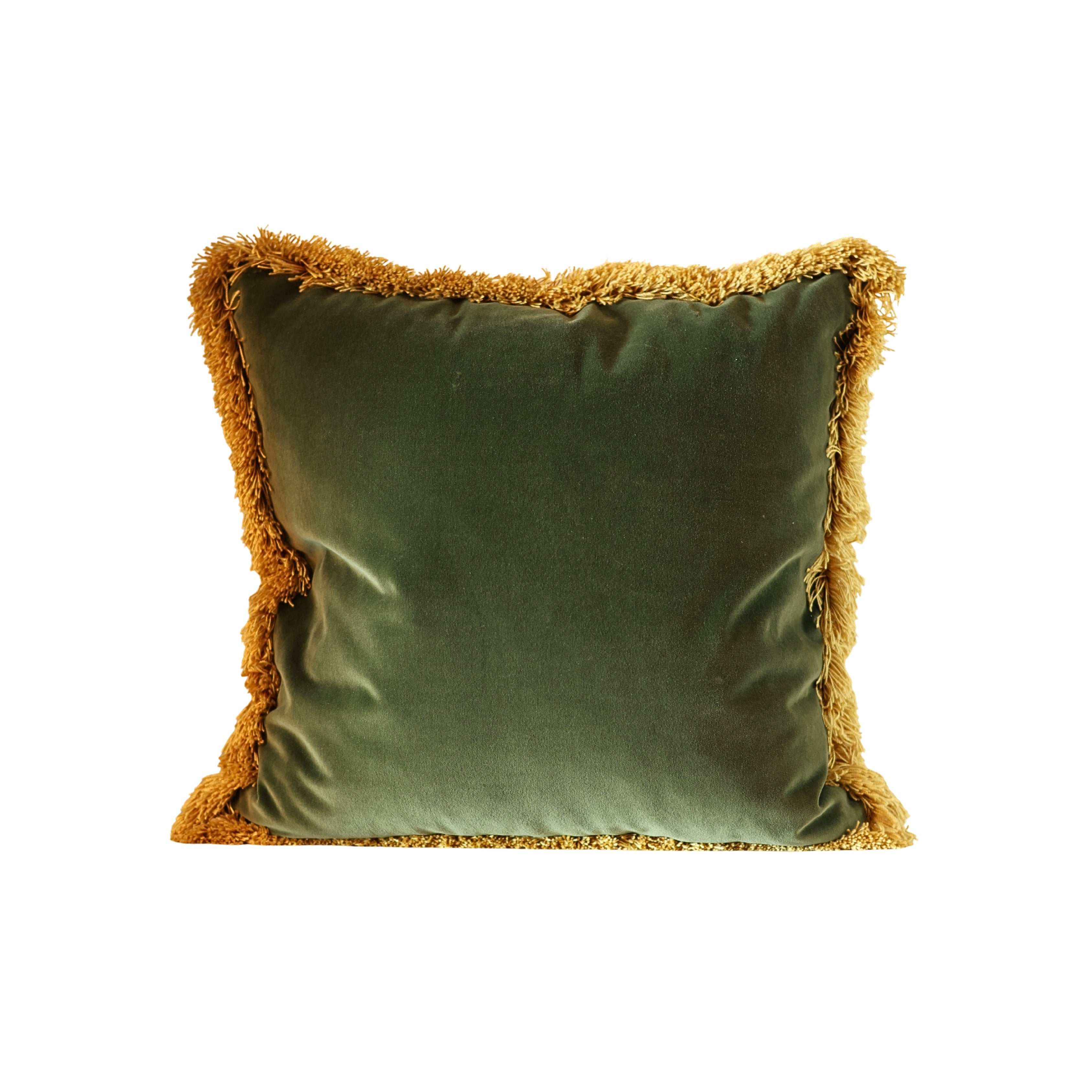 Velvet Tapestry Appliqué Cushion