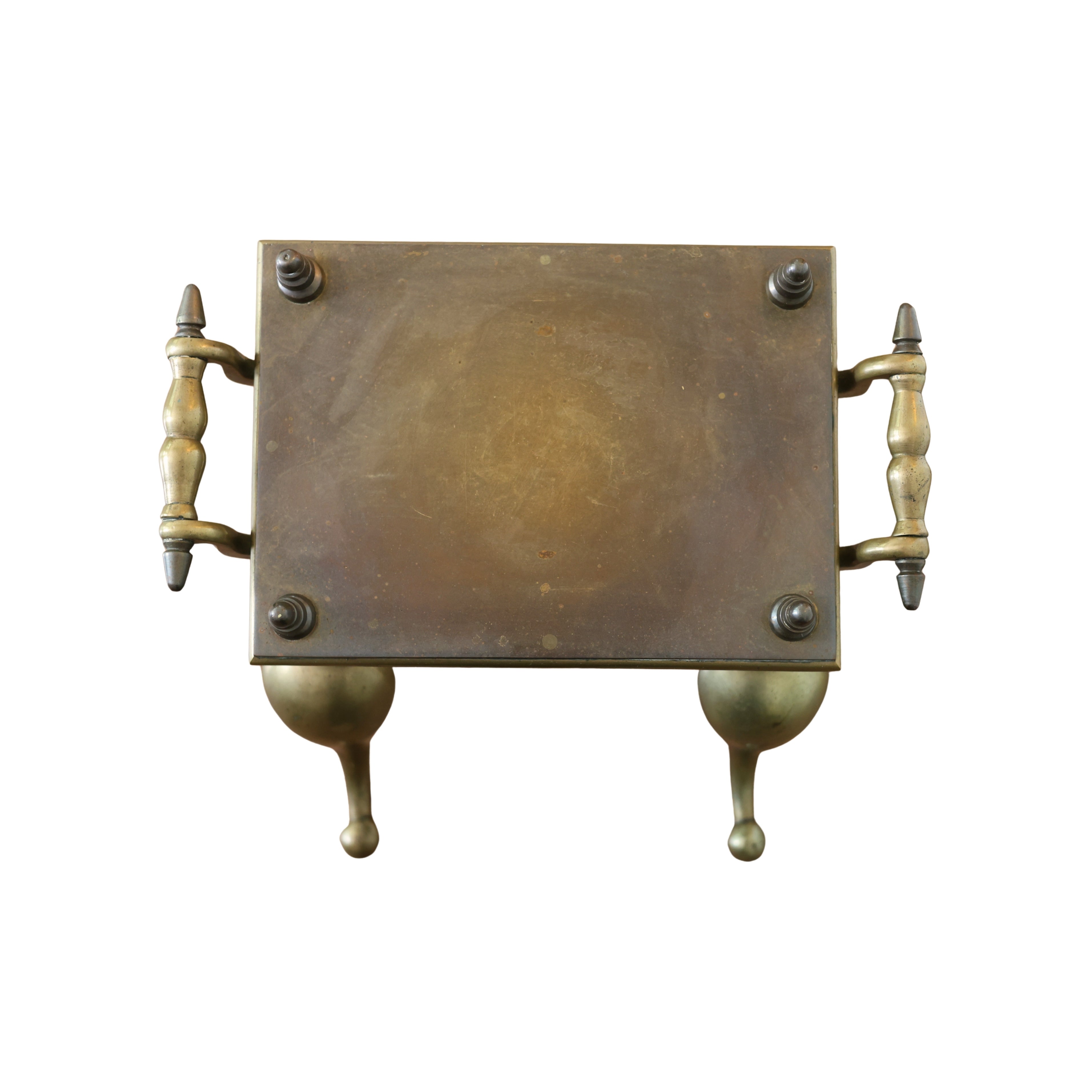English Brass Fireplace Footman