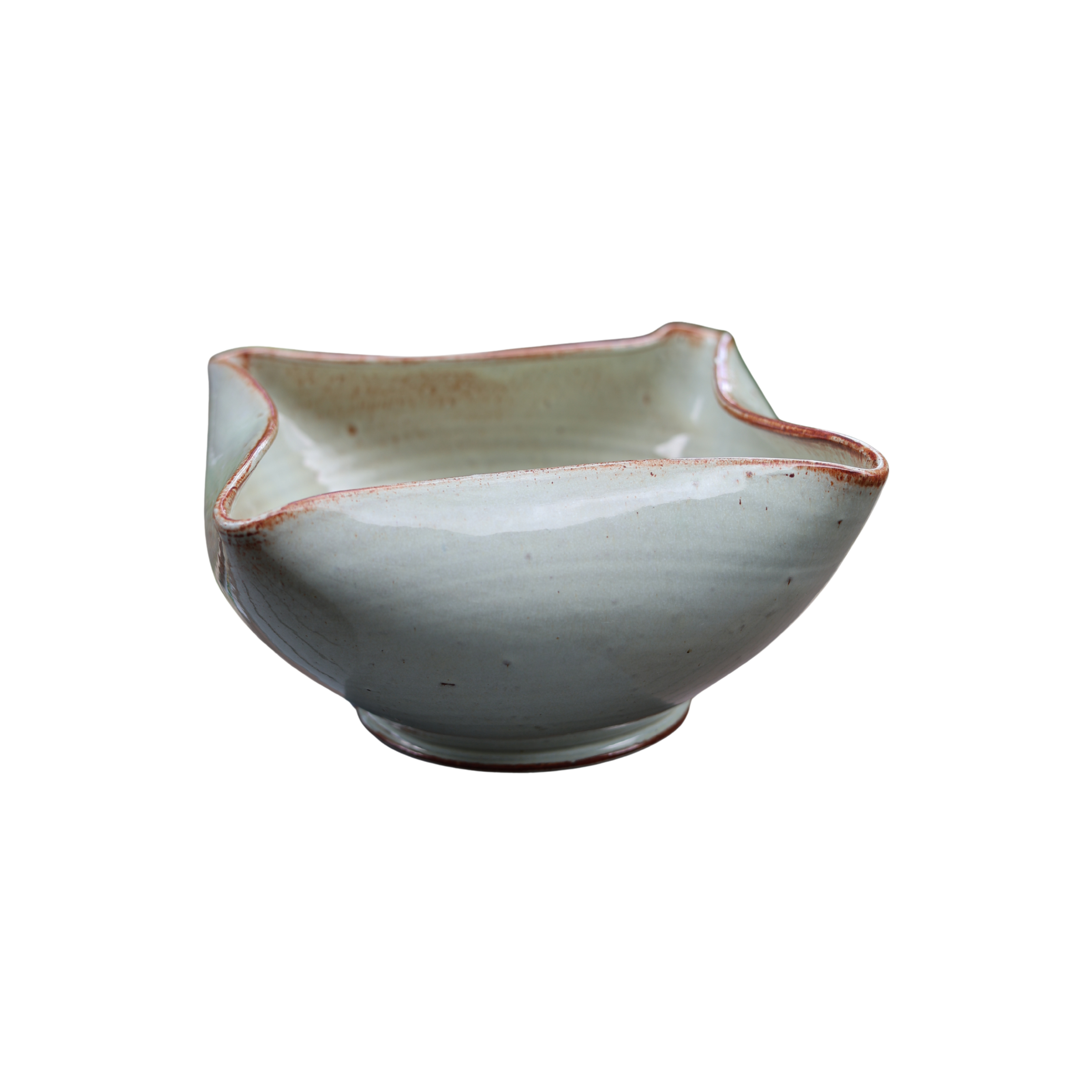 Ruffled Studio Pottery Serving Bowl