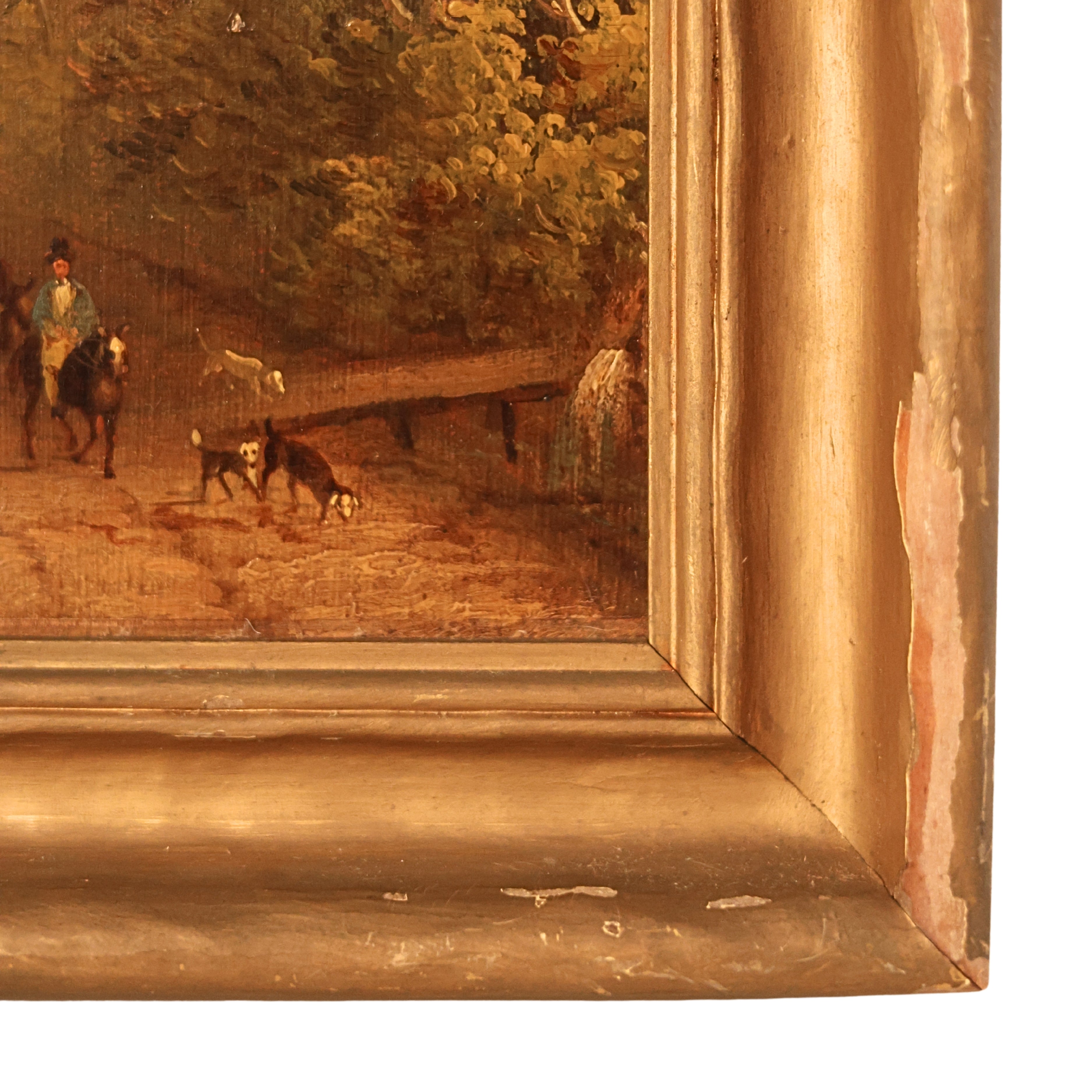 c. 1863 Country Estate Oil Painting, "Approach to Ambleside"