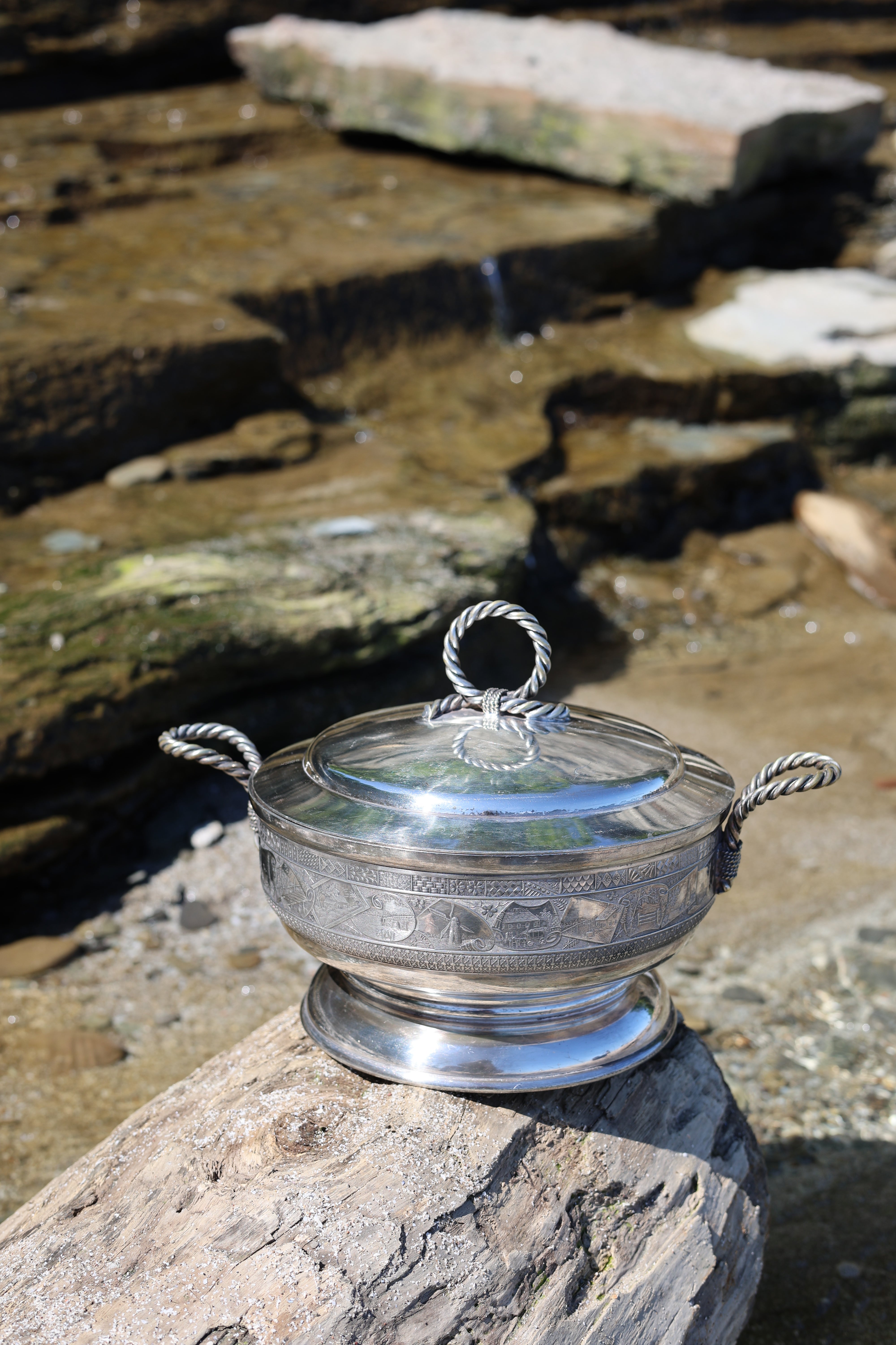 Derby Silver Co. Aesthetic Movement Tureen