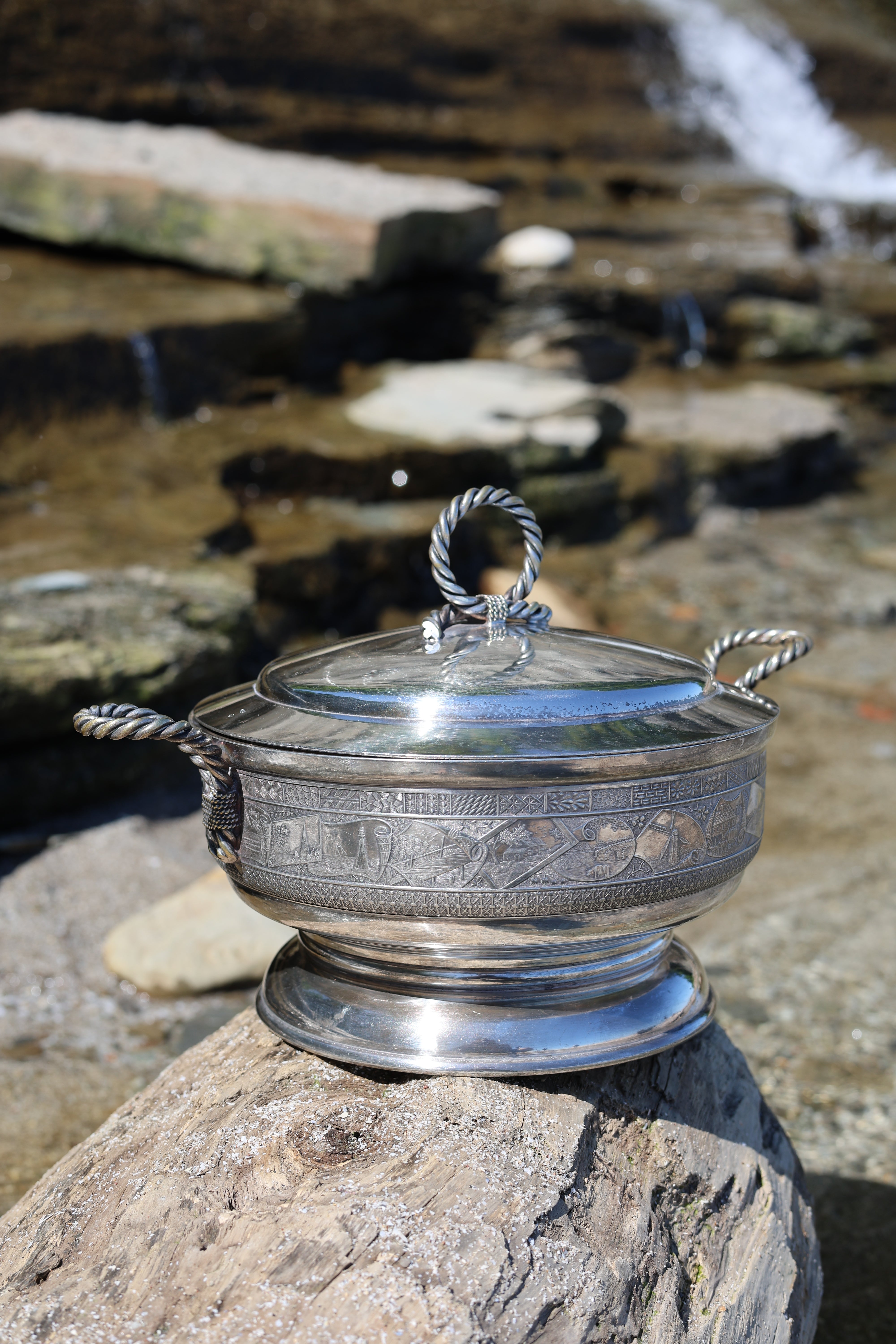 Derby Silver Co. Aesthetic Movement Tureen