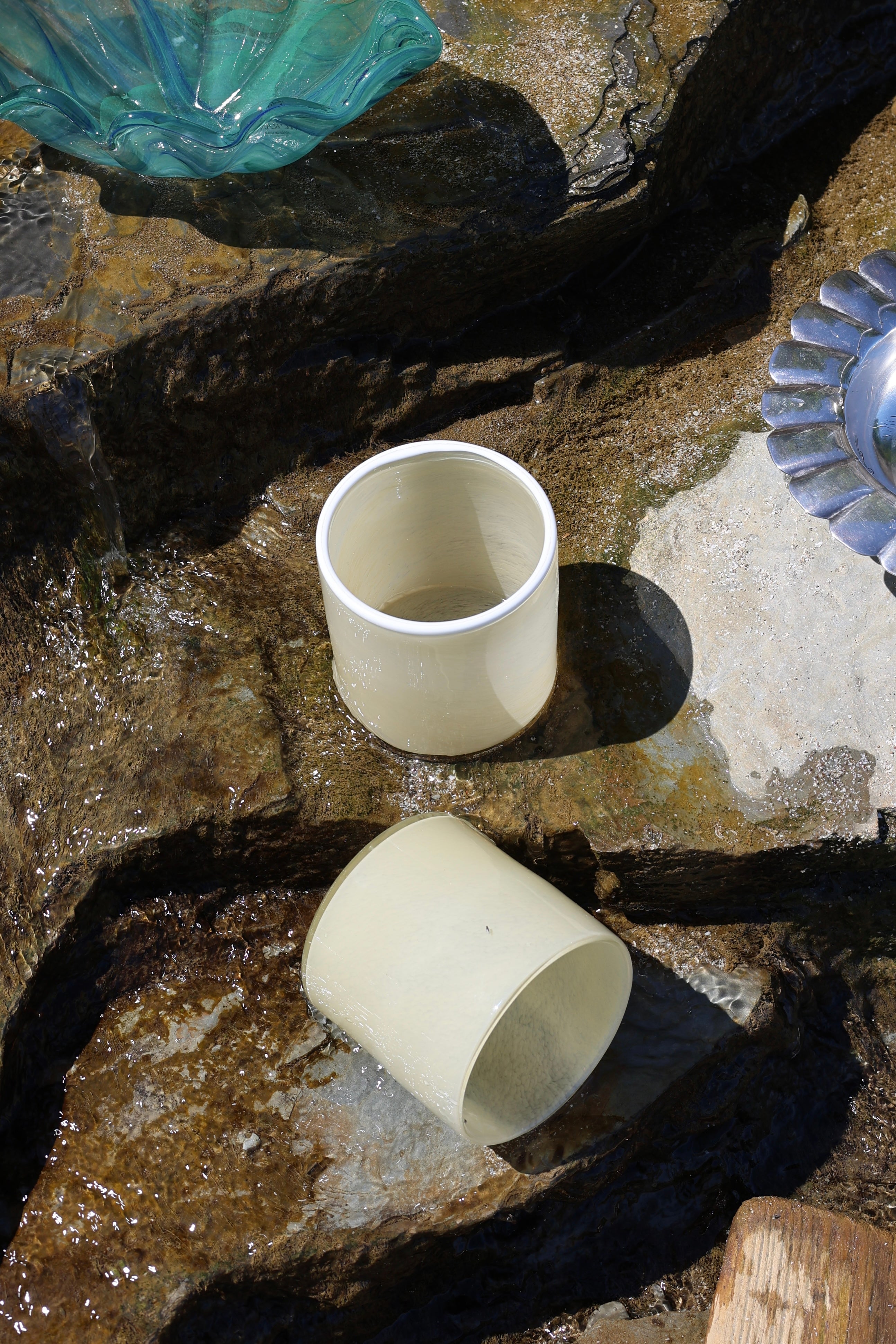 Sandy Hand-Blown Glass Tumblers
