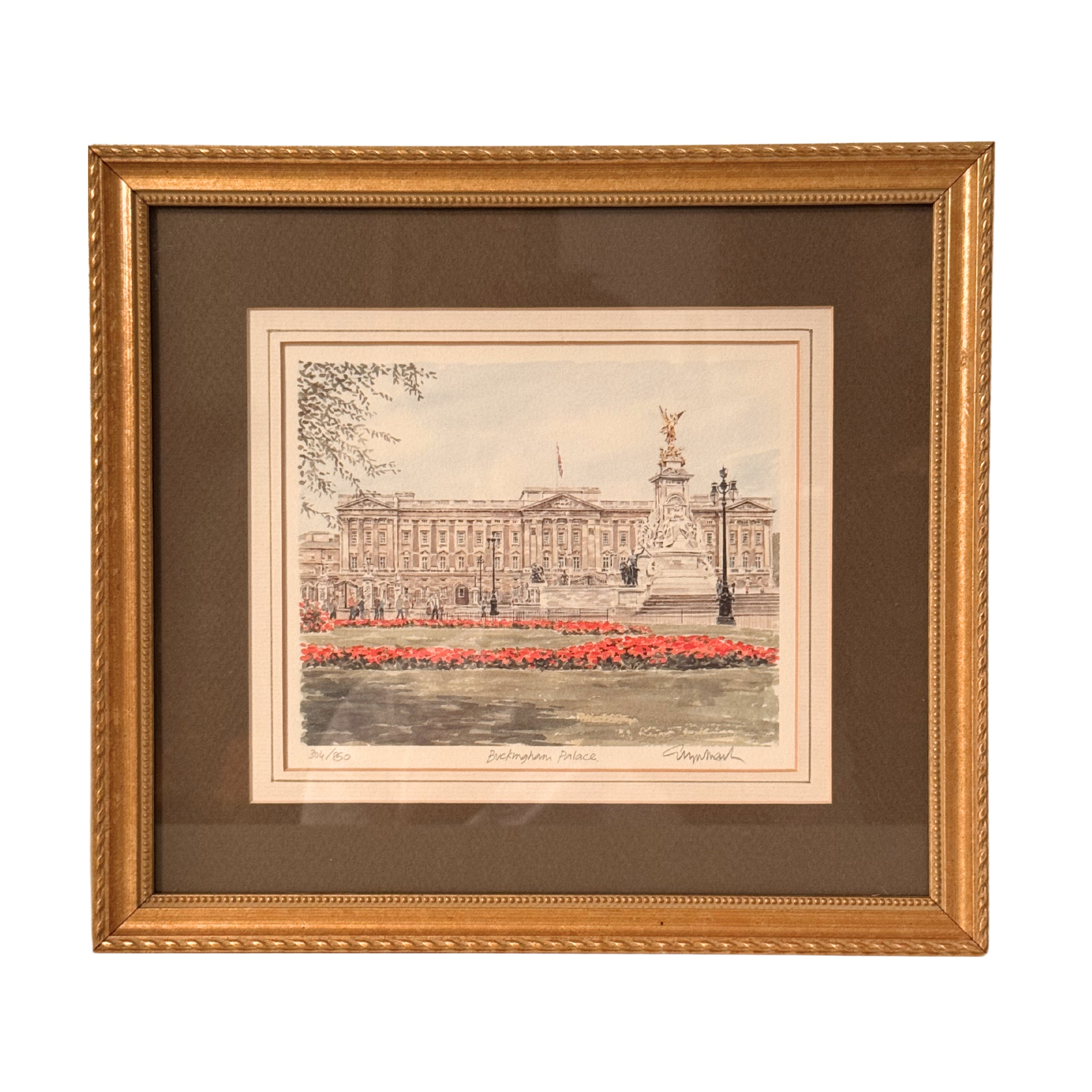 Buckingham Palace Lithograph