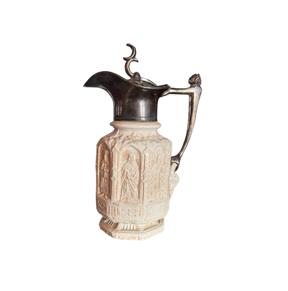 Ceramic Cathedral Syrup Server