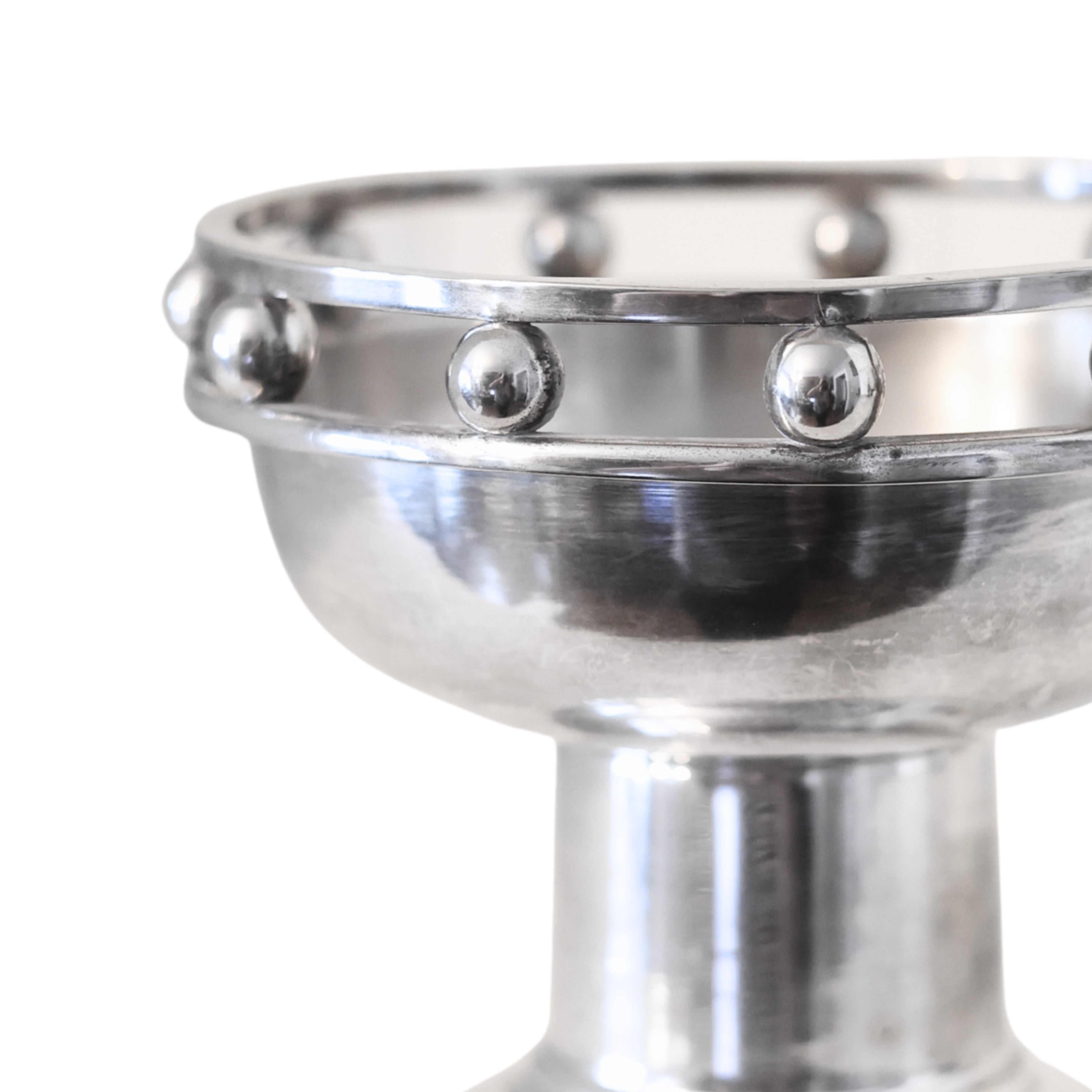 Larry Laslo Silver Plated Pedestal Bowl