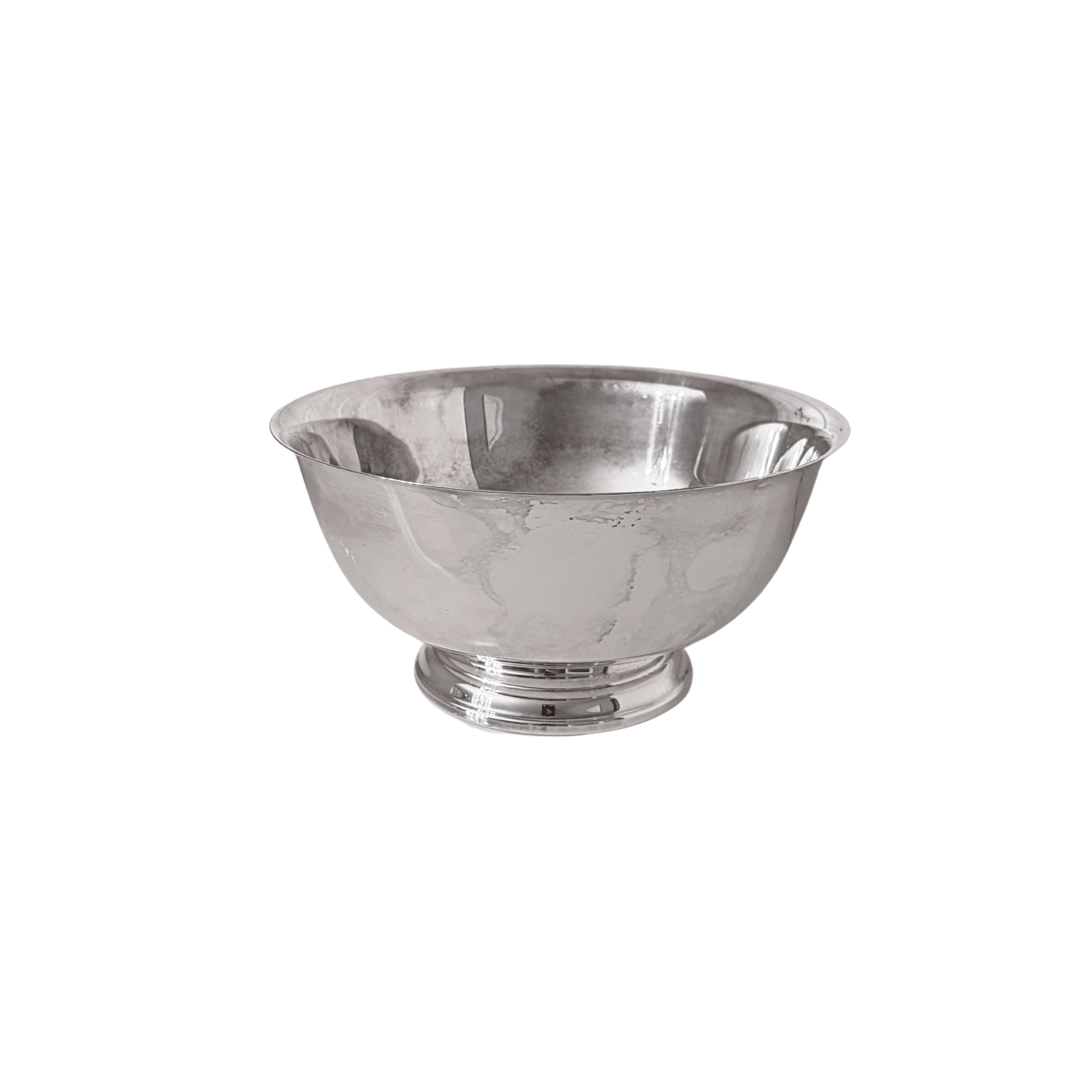 Silver-Plated Footed Bowl