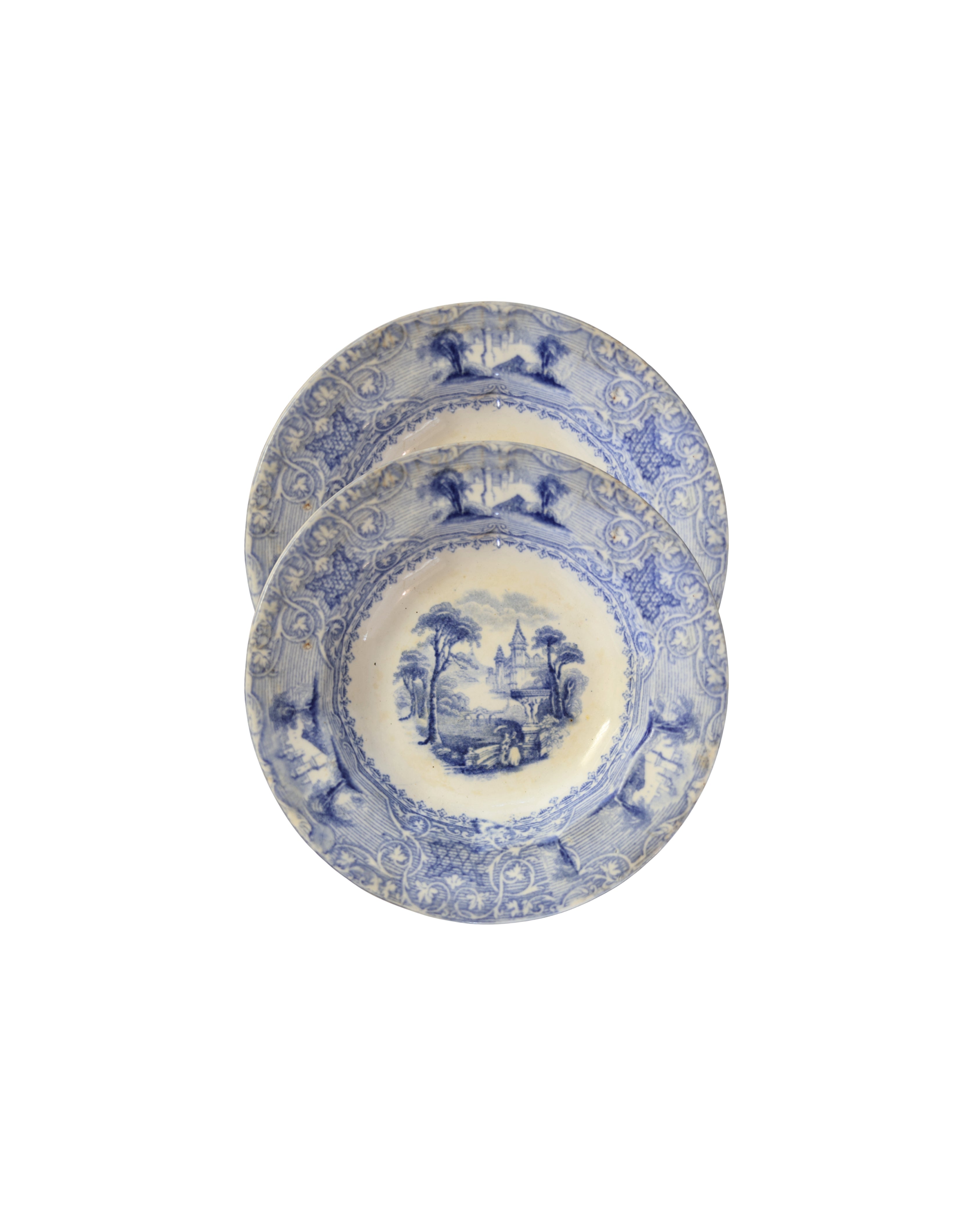 E. Challinor & Co. "Lozere" Preserve Bowl, Pair-1