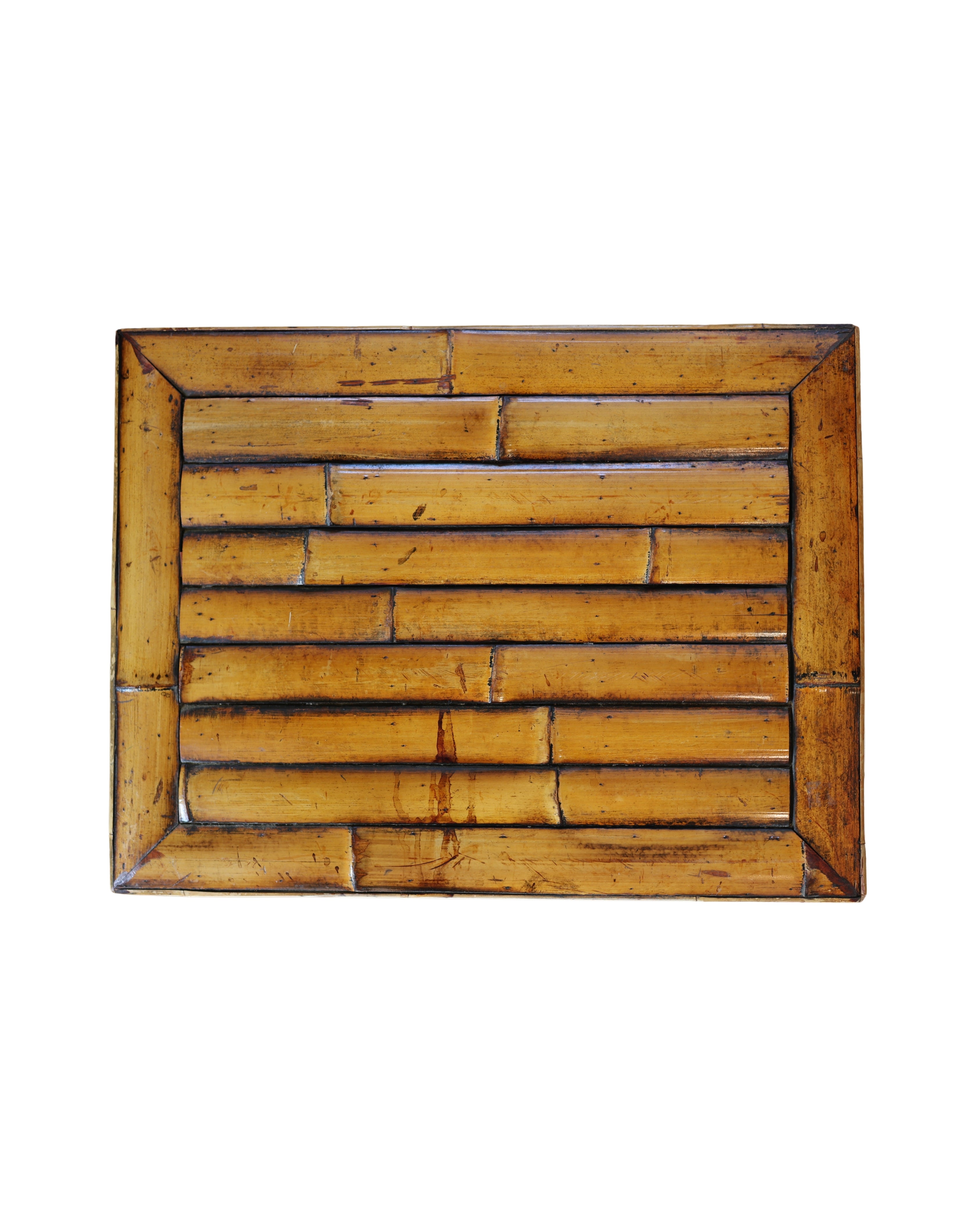 Burnt Bamboo Side Table-4