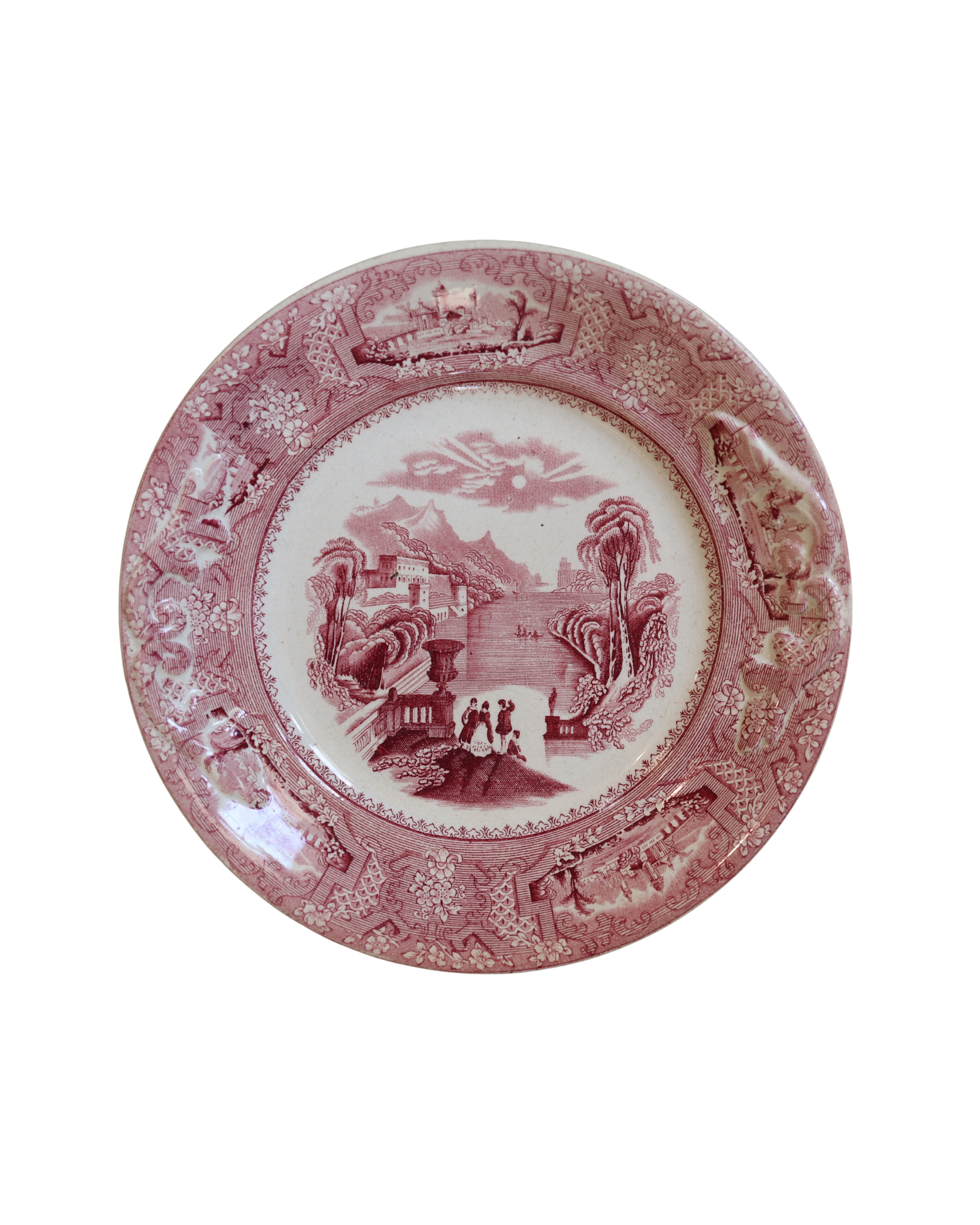 J. Wedgwood "Columbia" Dinner Plate, c. 1848-1