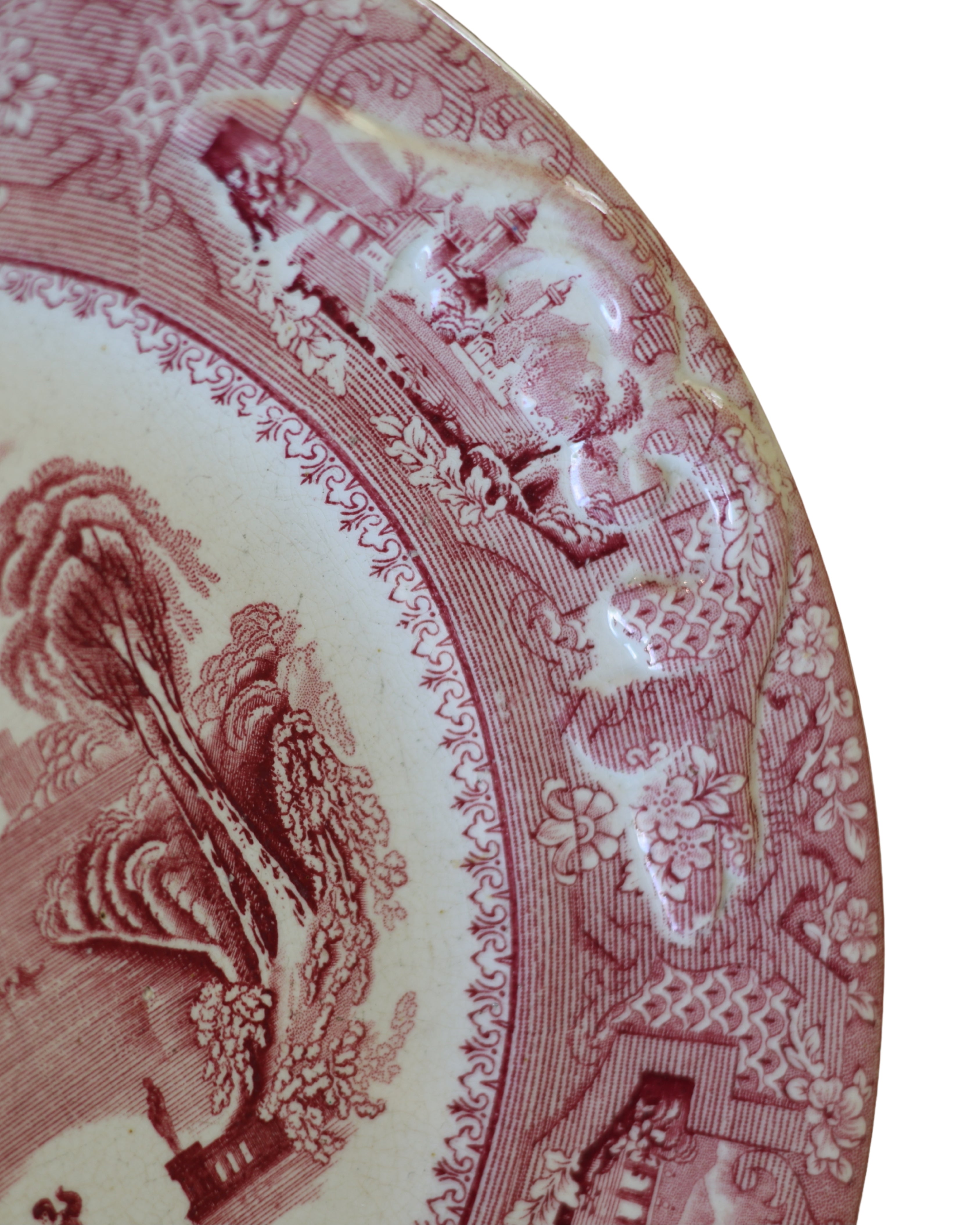 J. Wedgwood "Columbia" Dinner Plate, c. 1848-4