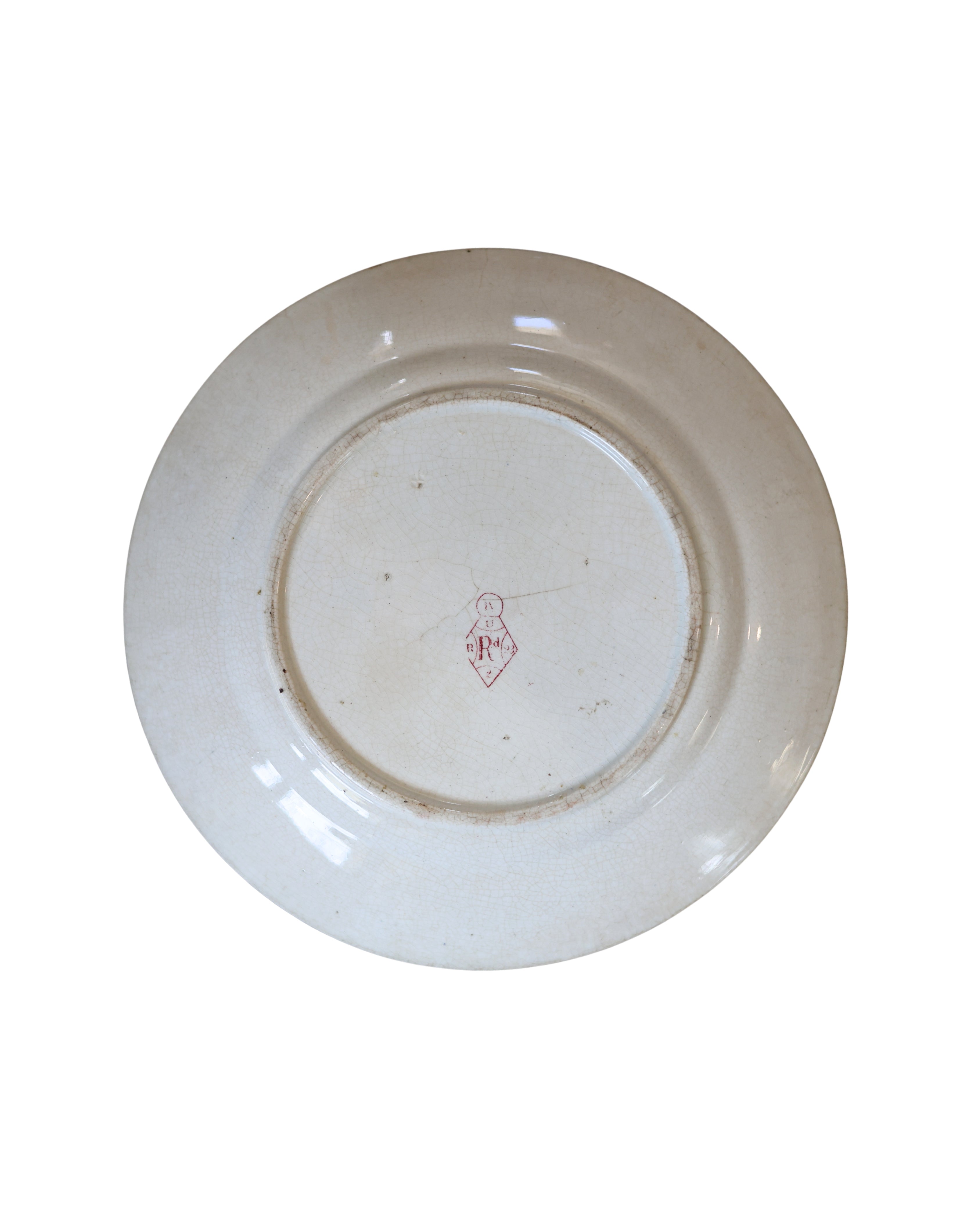 J. Wedgwood "Columbia" Dinner Plate, c. 1848-2