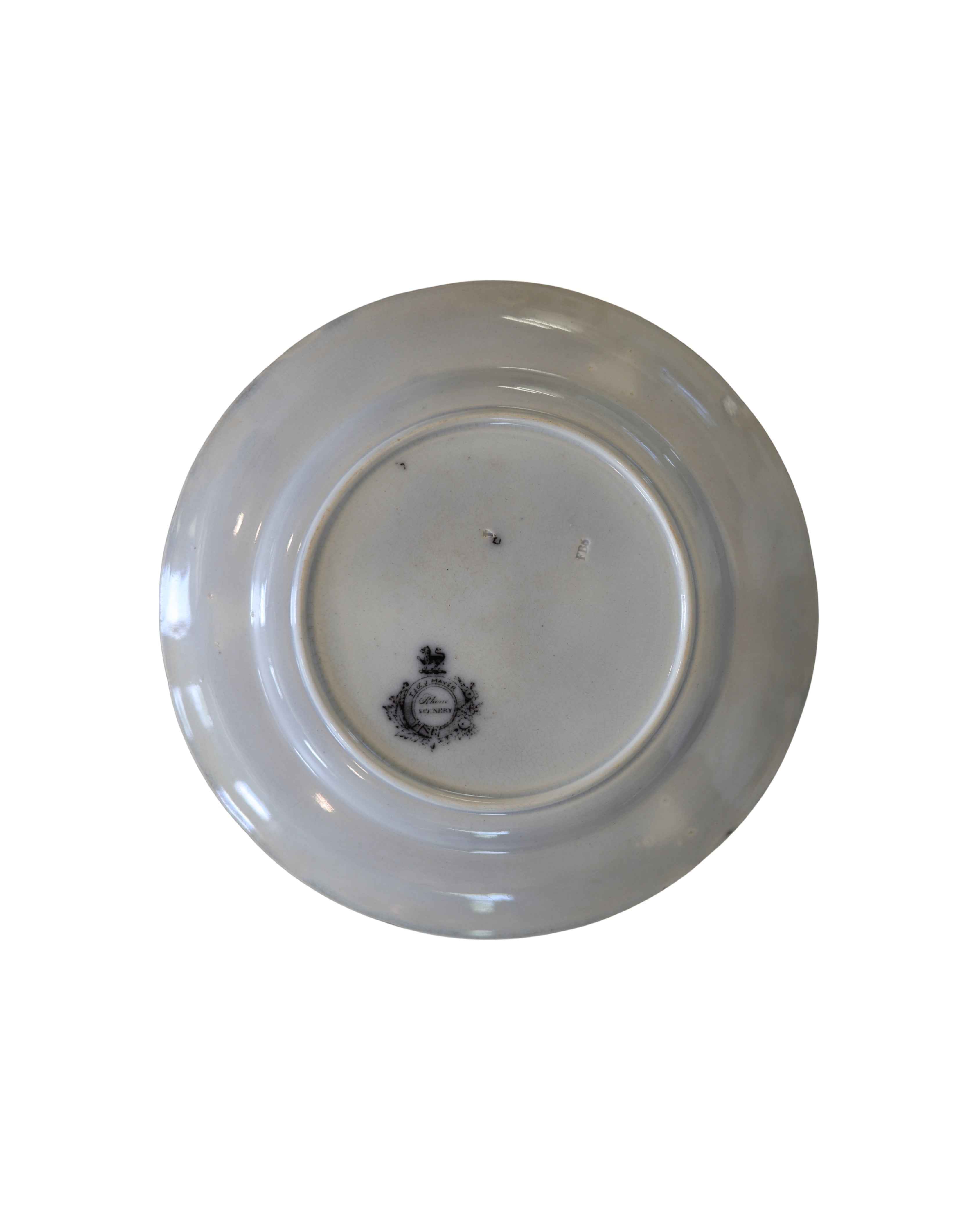 T. J. & J. Mayer "Rhone Scenery" Luncheon Plate-3