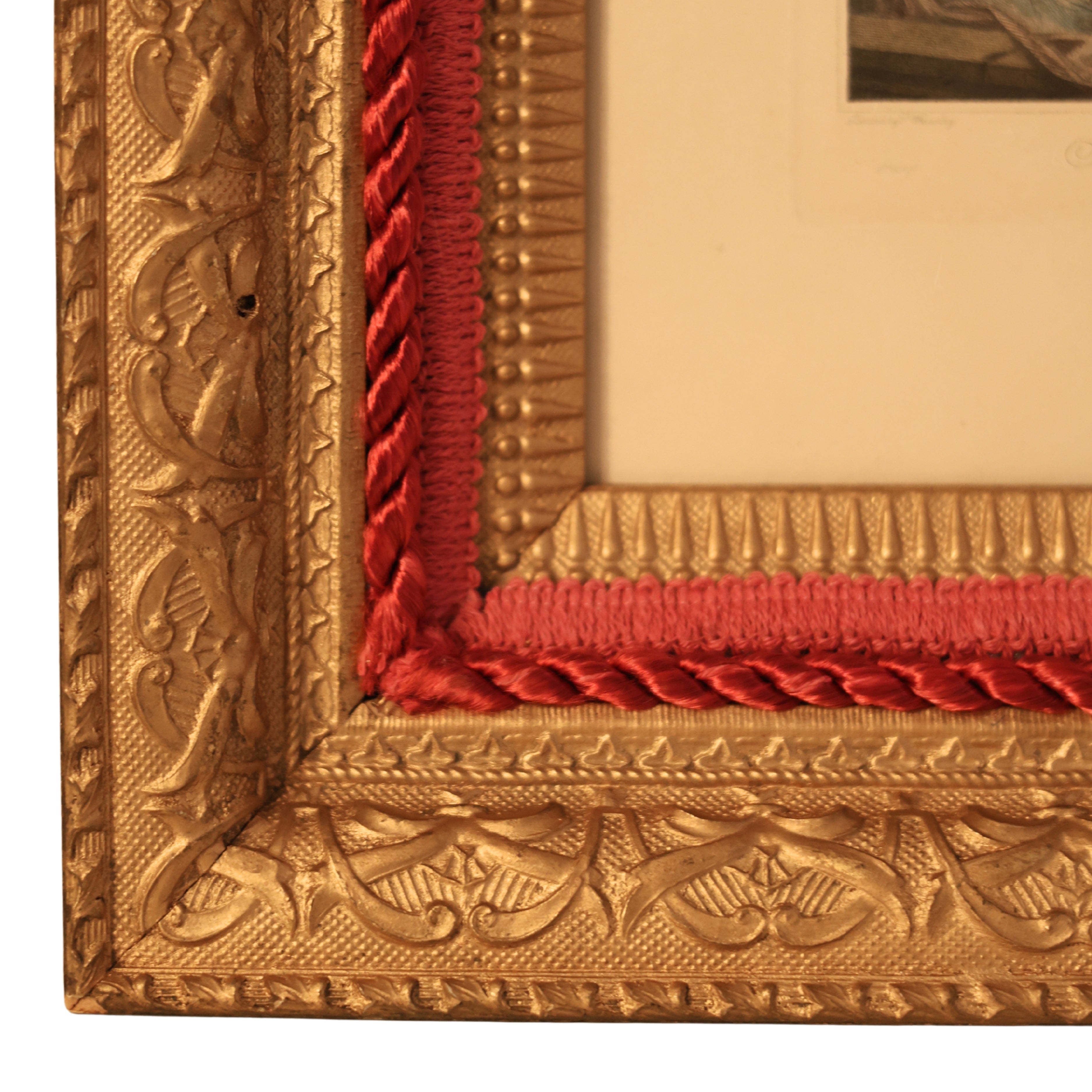 Gilt Framed “Summer” Portrait Engraving