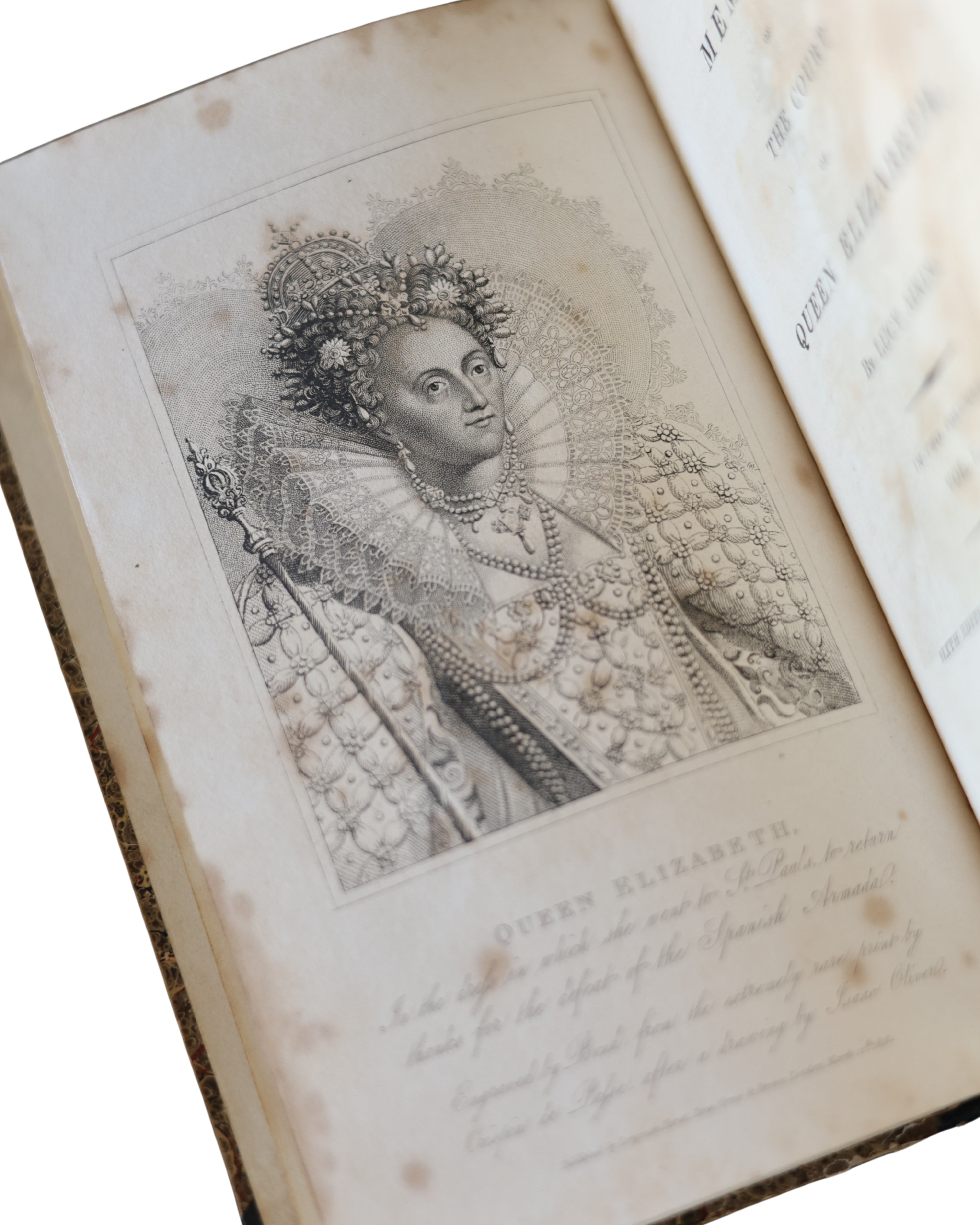 c. 1826 Memoirs of the Court of Queen Elizabeth-3
