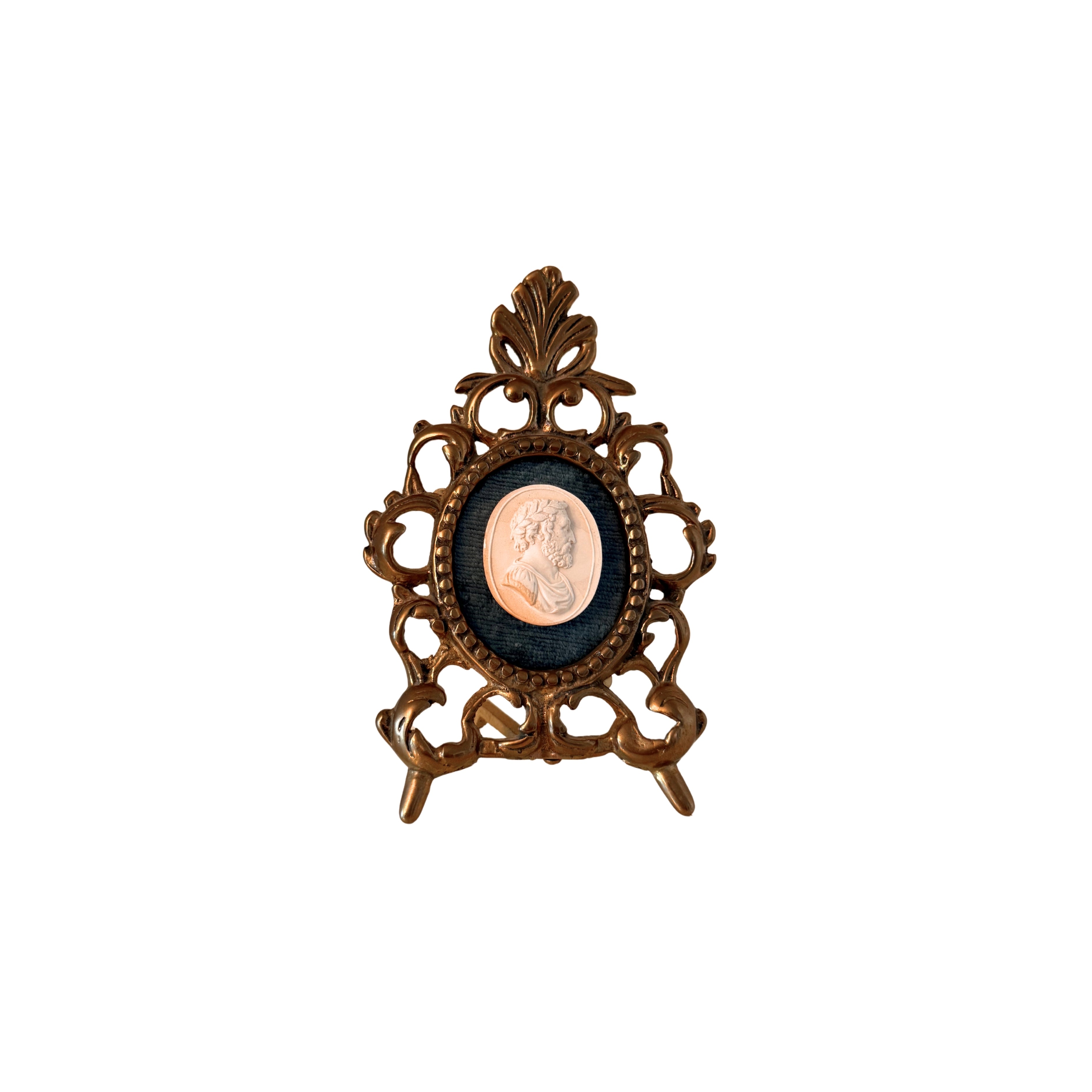 Classical Intaglio in Petite Brass Frame