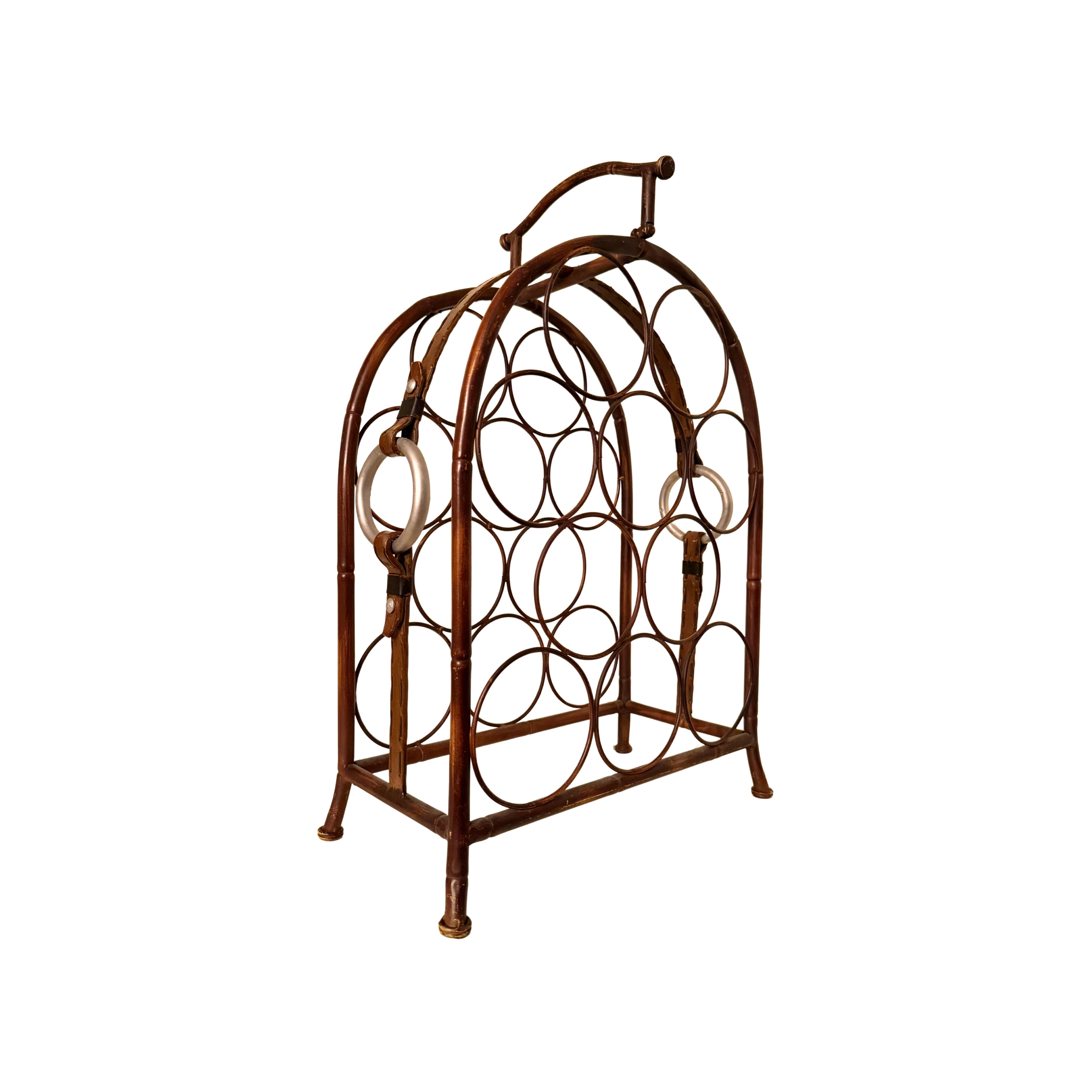 Trompe-l’œil Wine Rack by Jacques Adnet