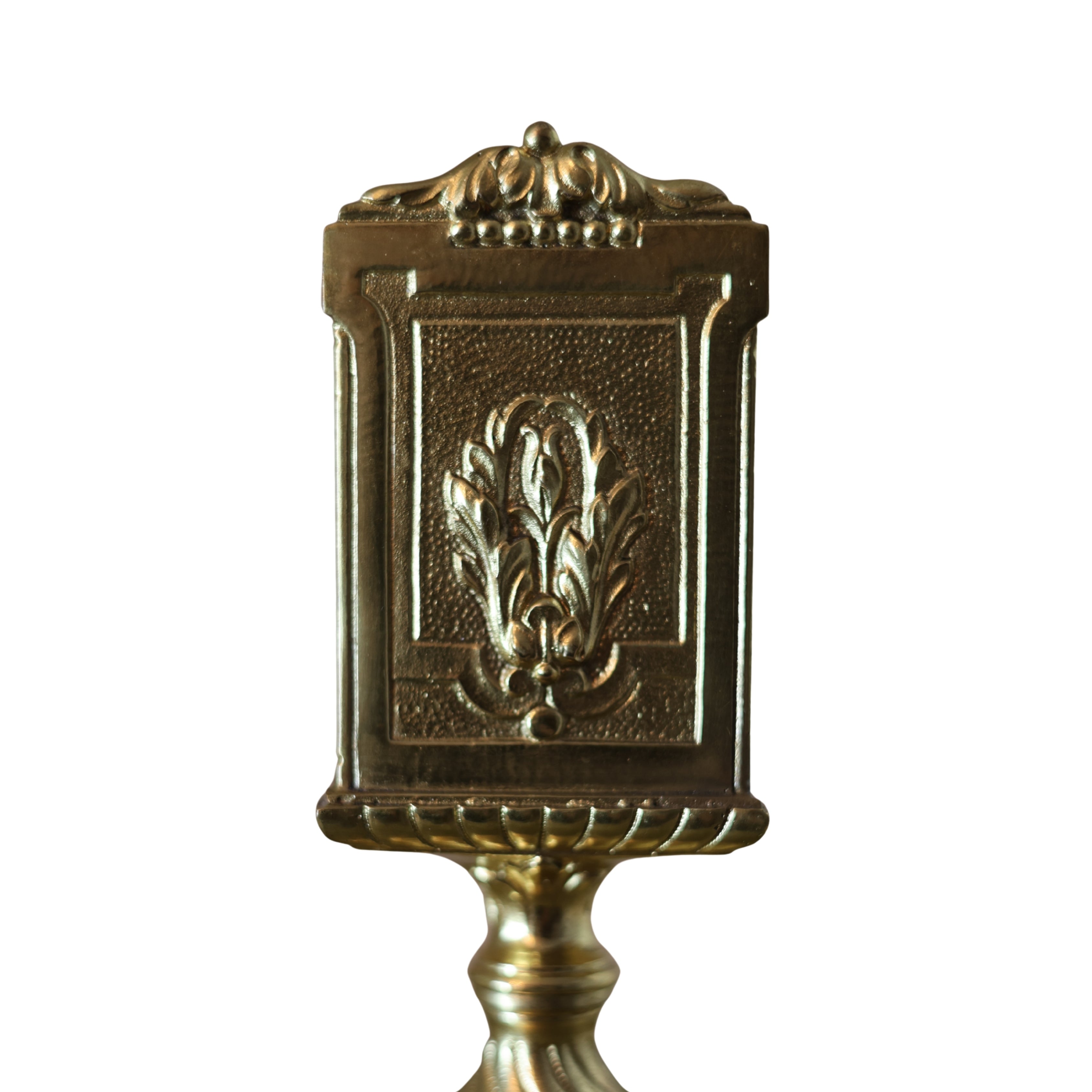 Gilt Metal and Onyx Match Holder