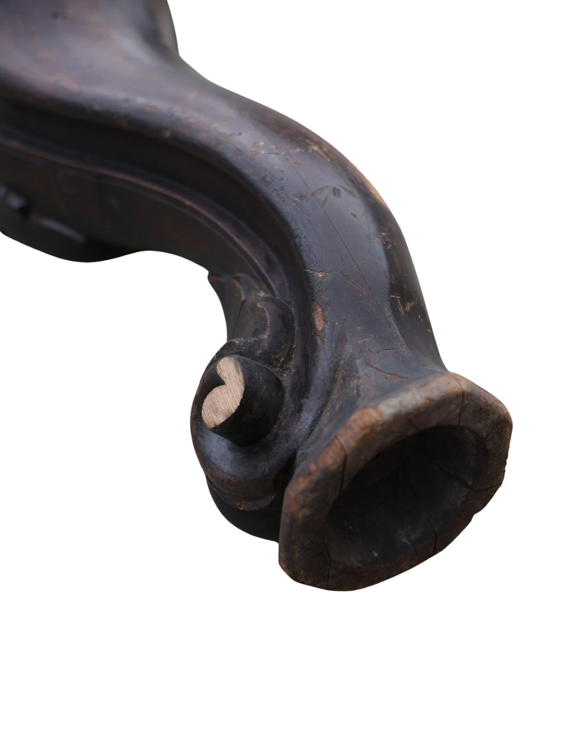 Victorian Carved Furniture Leg Candleholders-5