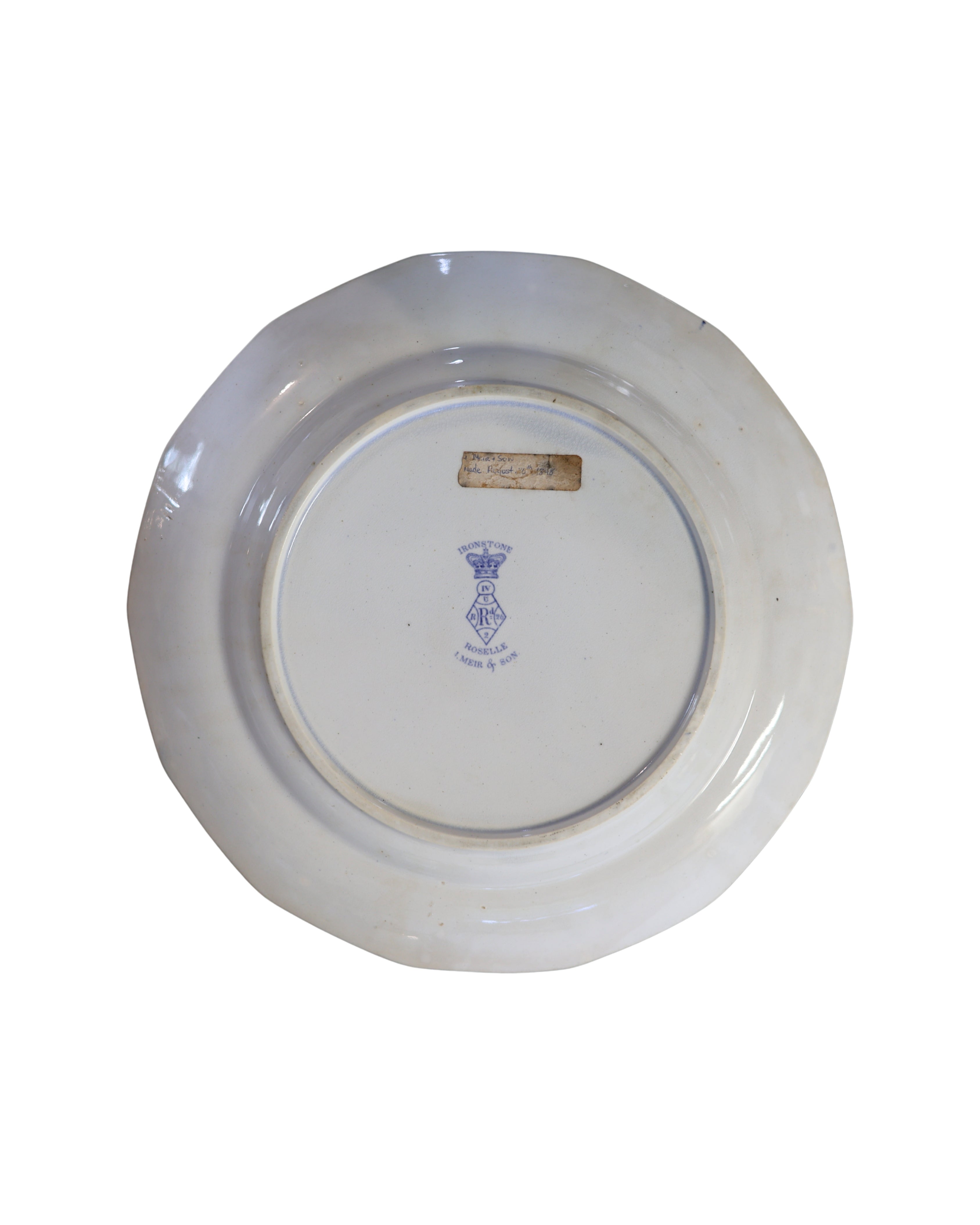 J. Meir & Son "Roselle" Dinner Plate