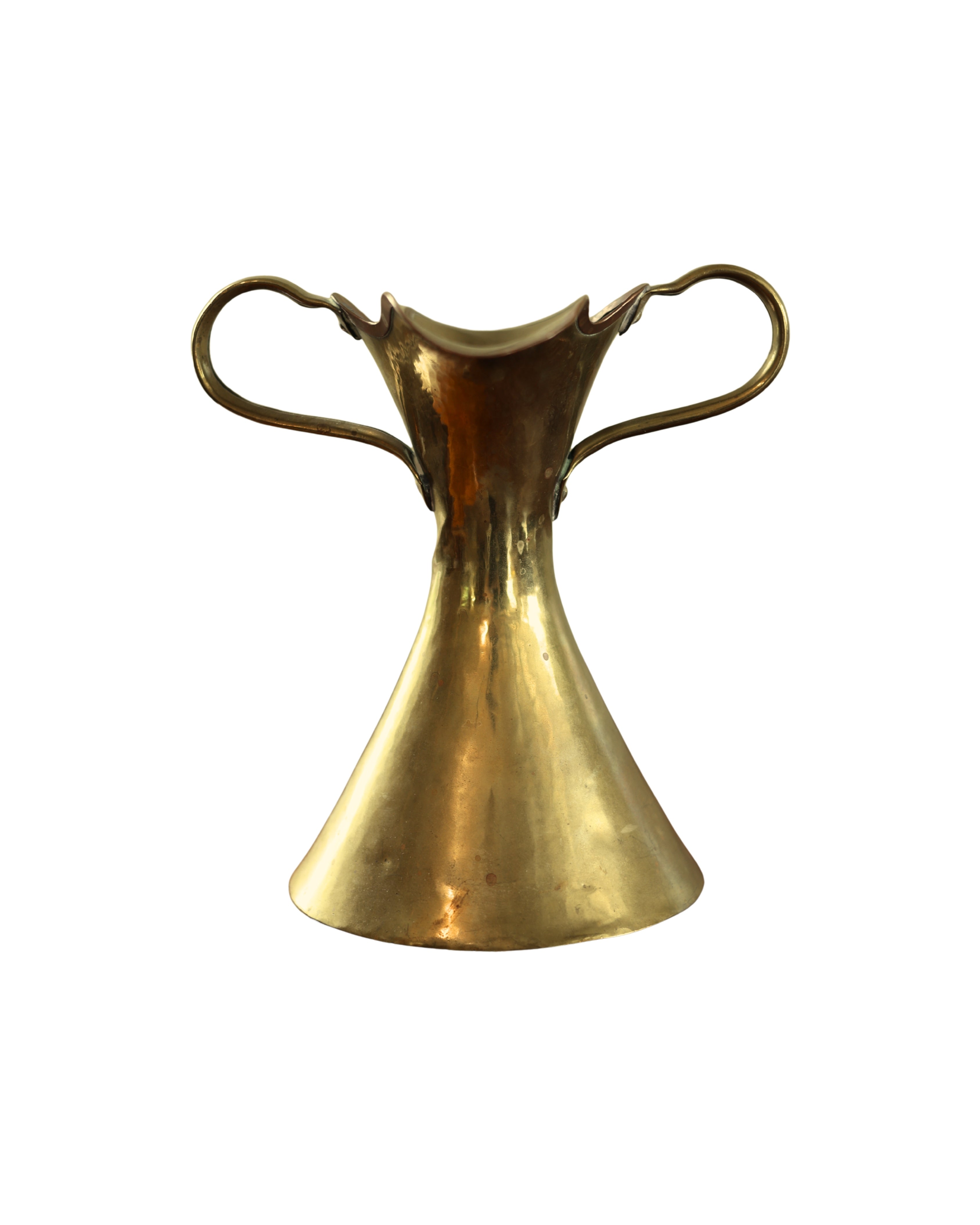 Art Nouveau Brass & Copper Vase-1