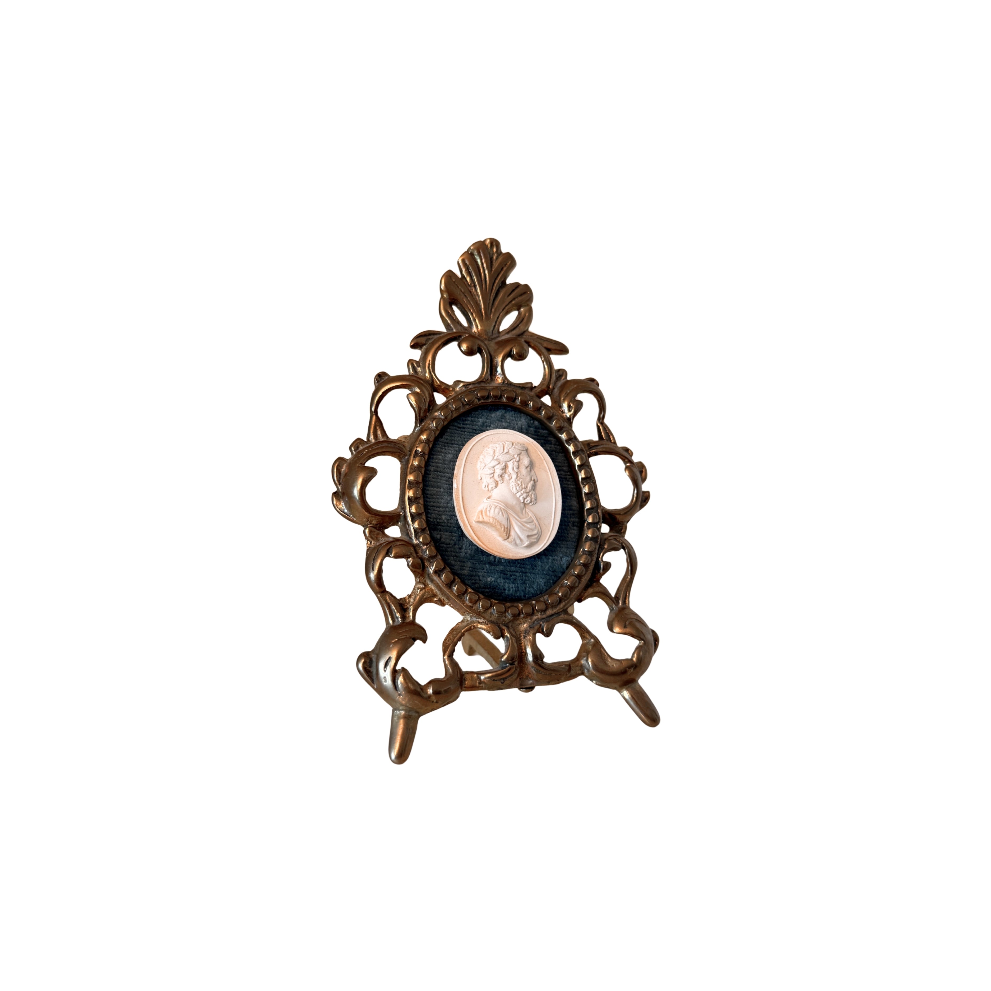 Classical Intaglio in Petite Brass Frame