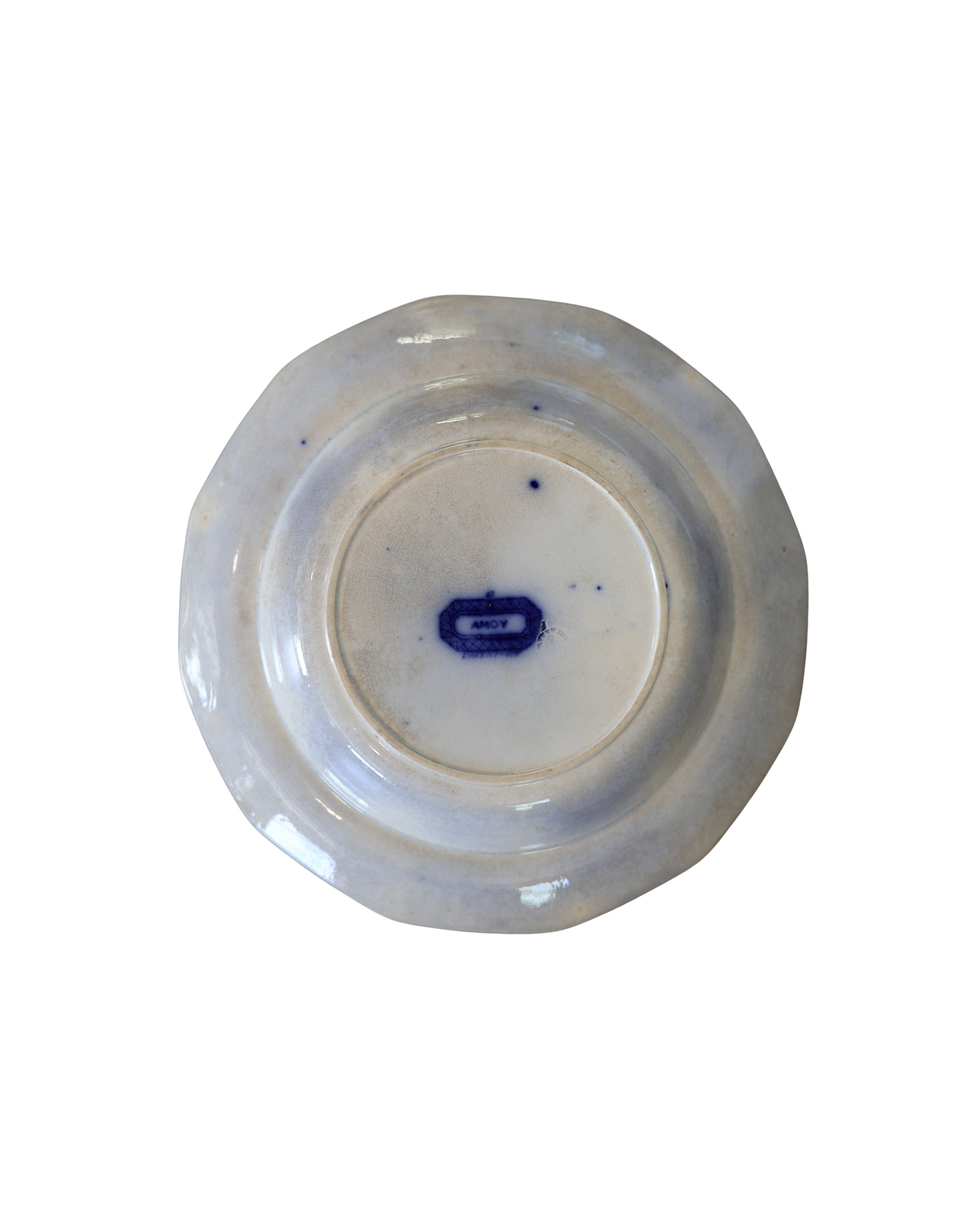 Davenport "Amoy" Flow Blue Bowl-3