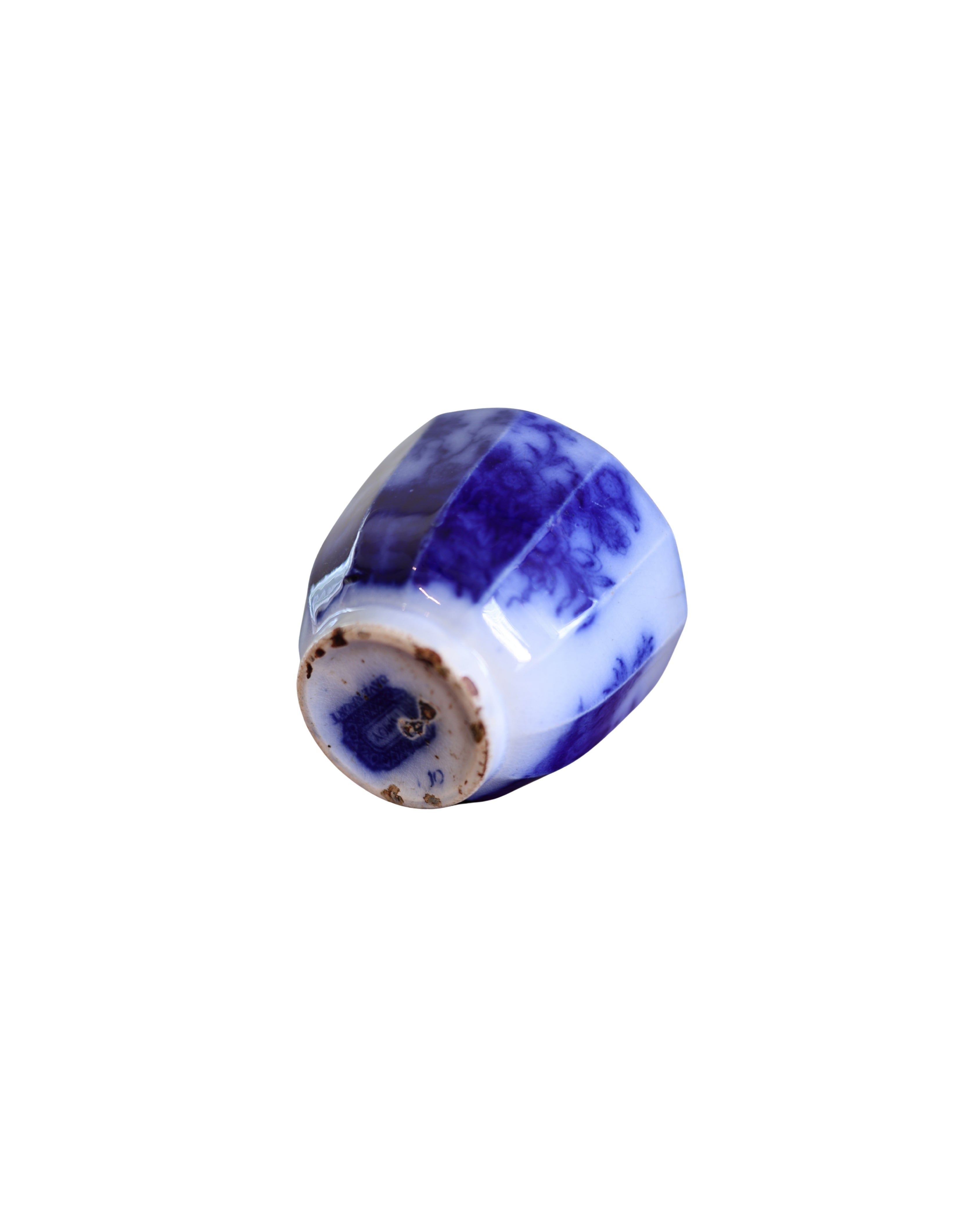 Davenport "Amoy" Flow Blue Tea Bowls-3