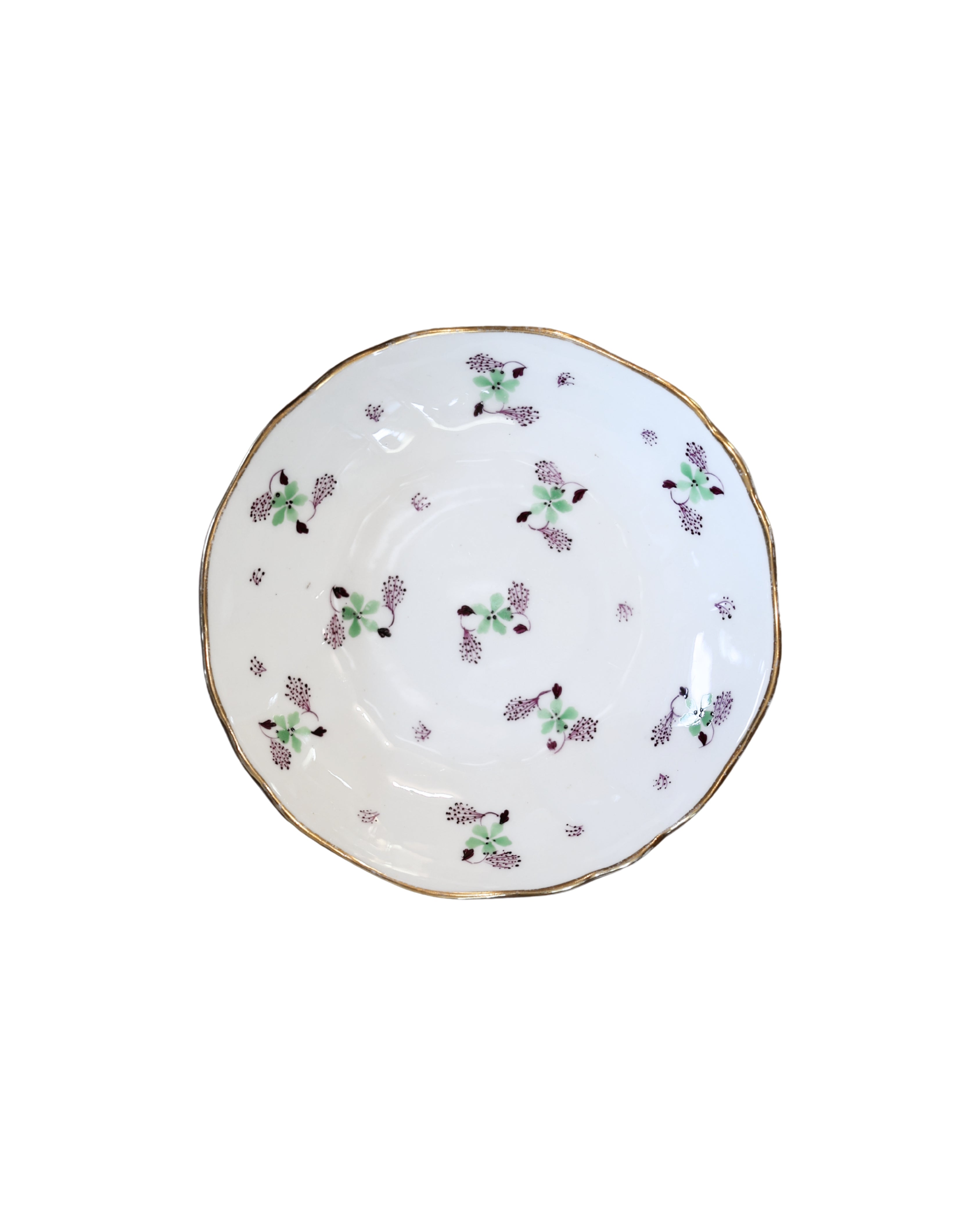 Soft-Paste Porcelain Clover & Floral Sprig Coffee Cups, c. 1835–1850-2