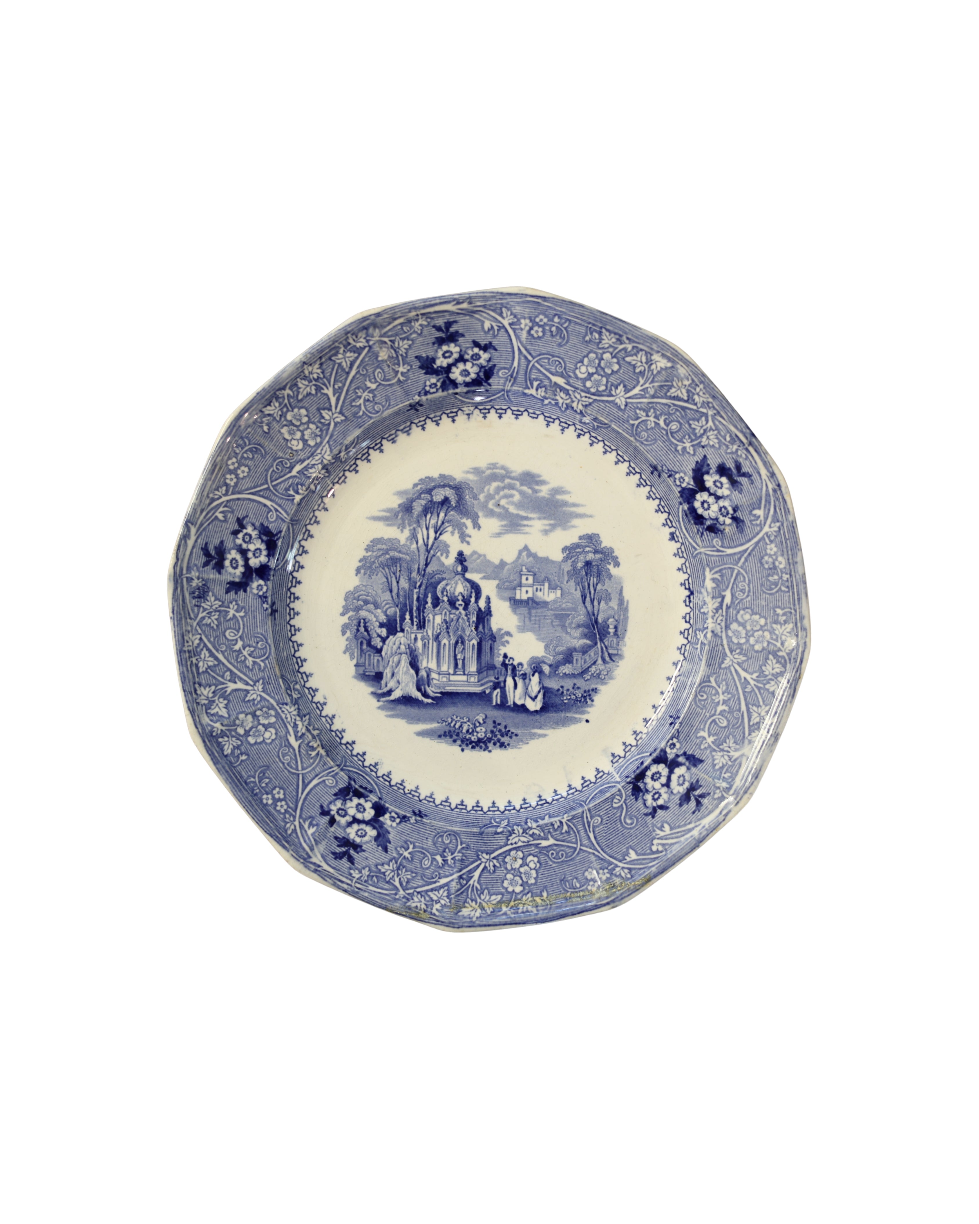 W. Adams & Sons "Columbia" Luncheon Plate