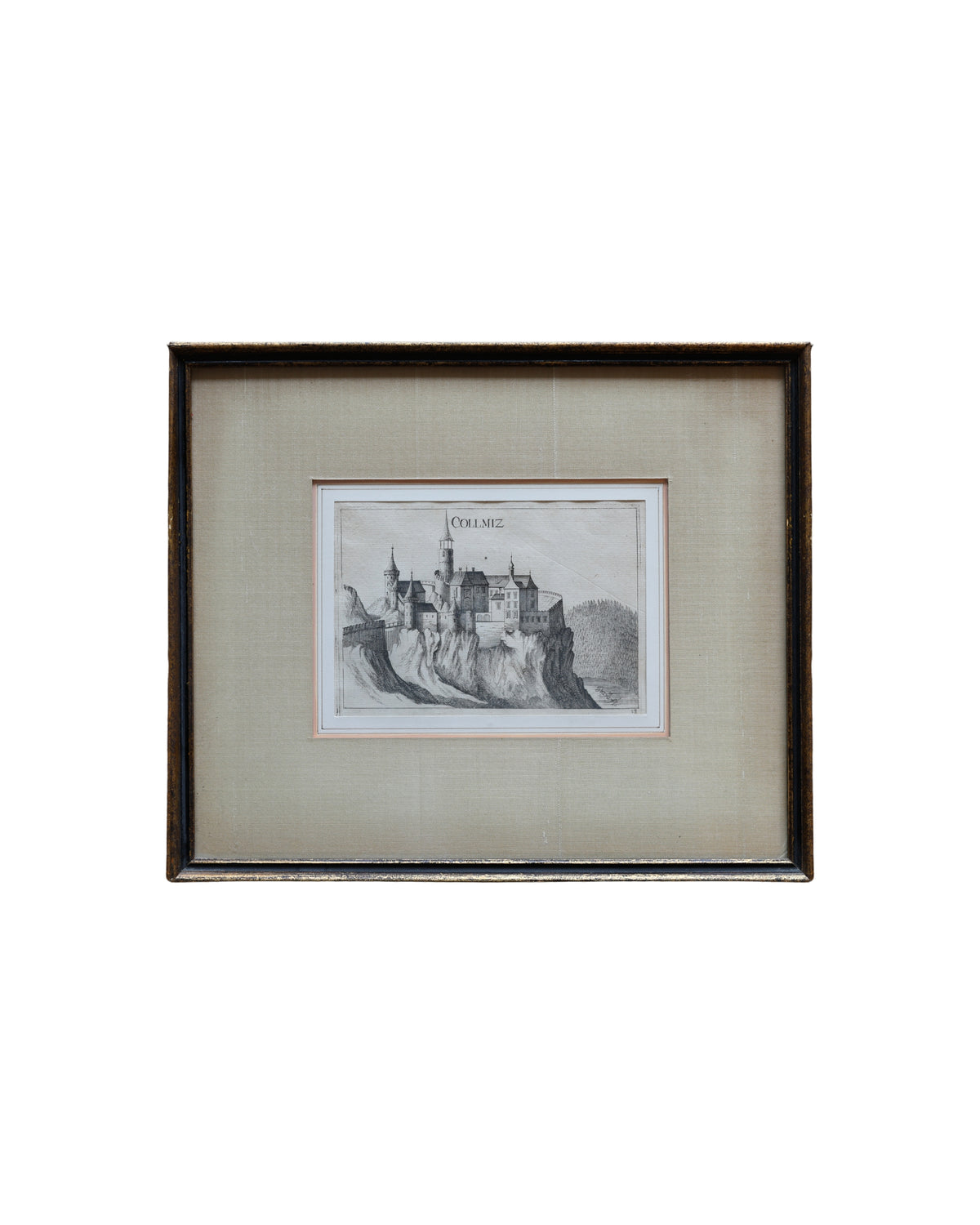 c. 1672 Georg Matthäus Vischer “Collmiz” Castle Engraving