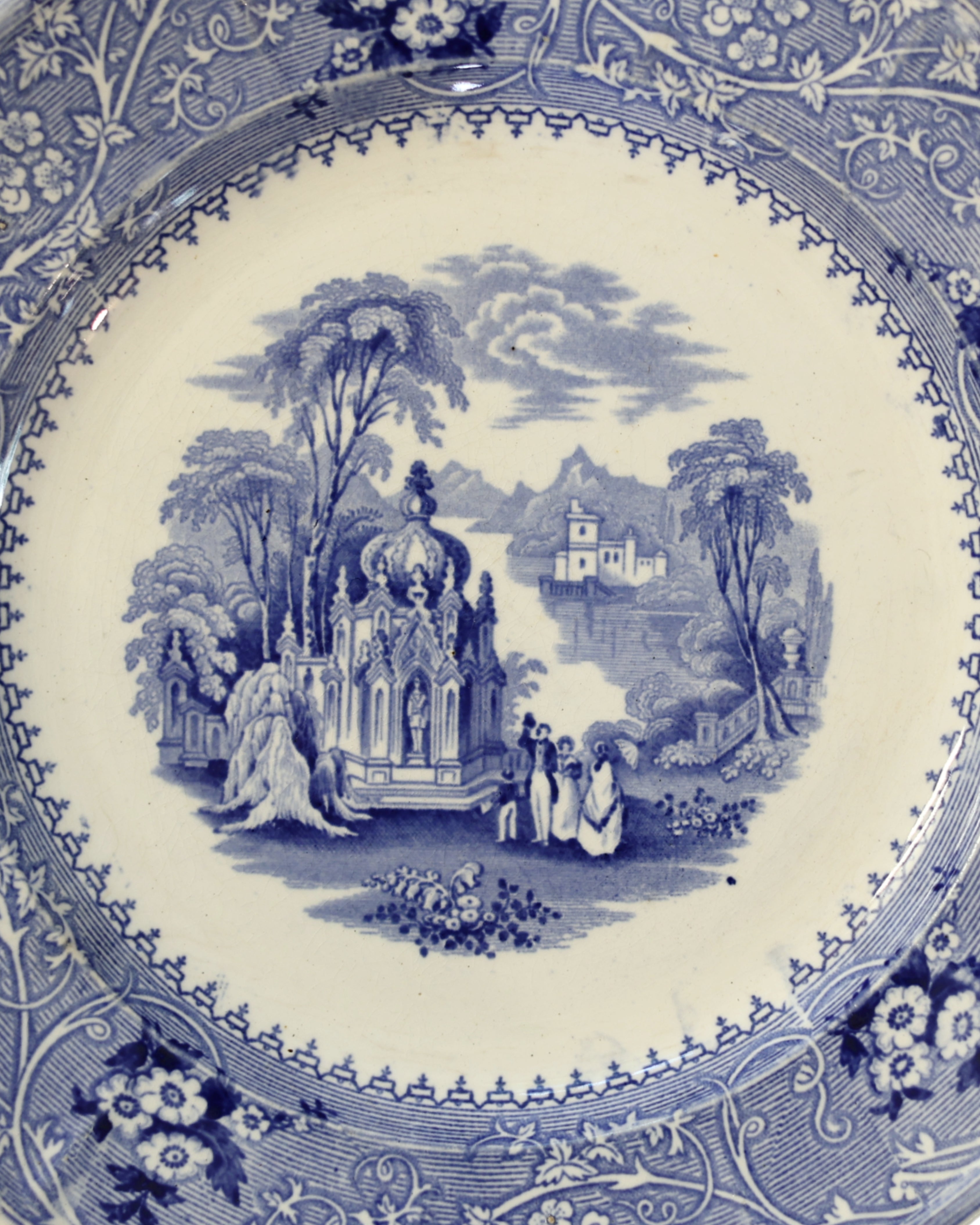 W. Adams & Sons "Columbia" Luncheon Plate-3