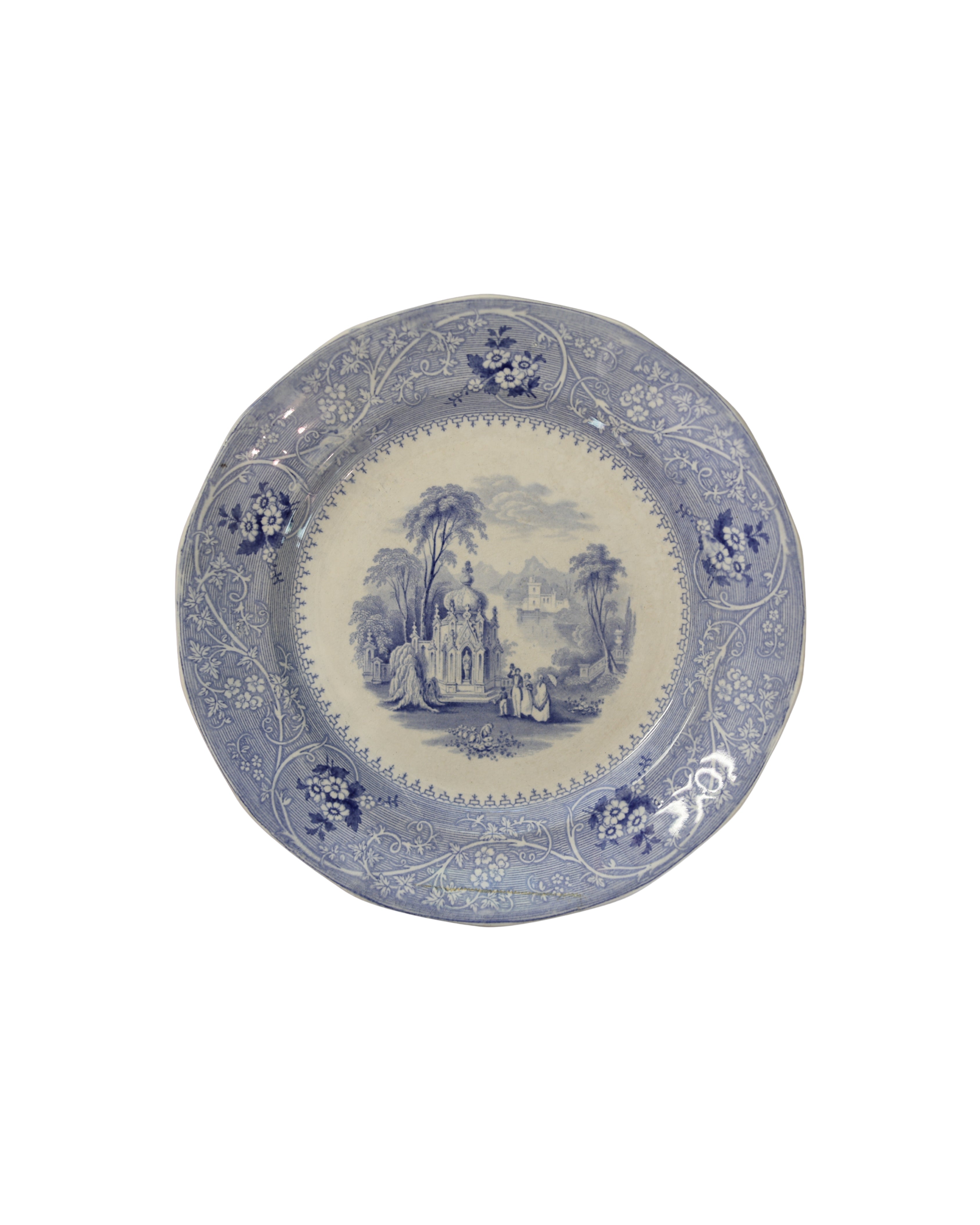 W. Adams & Sons "Columbia" Luncheon Plate