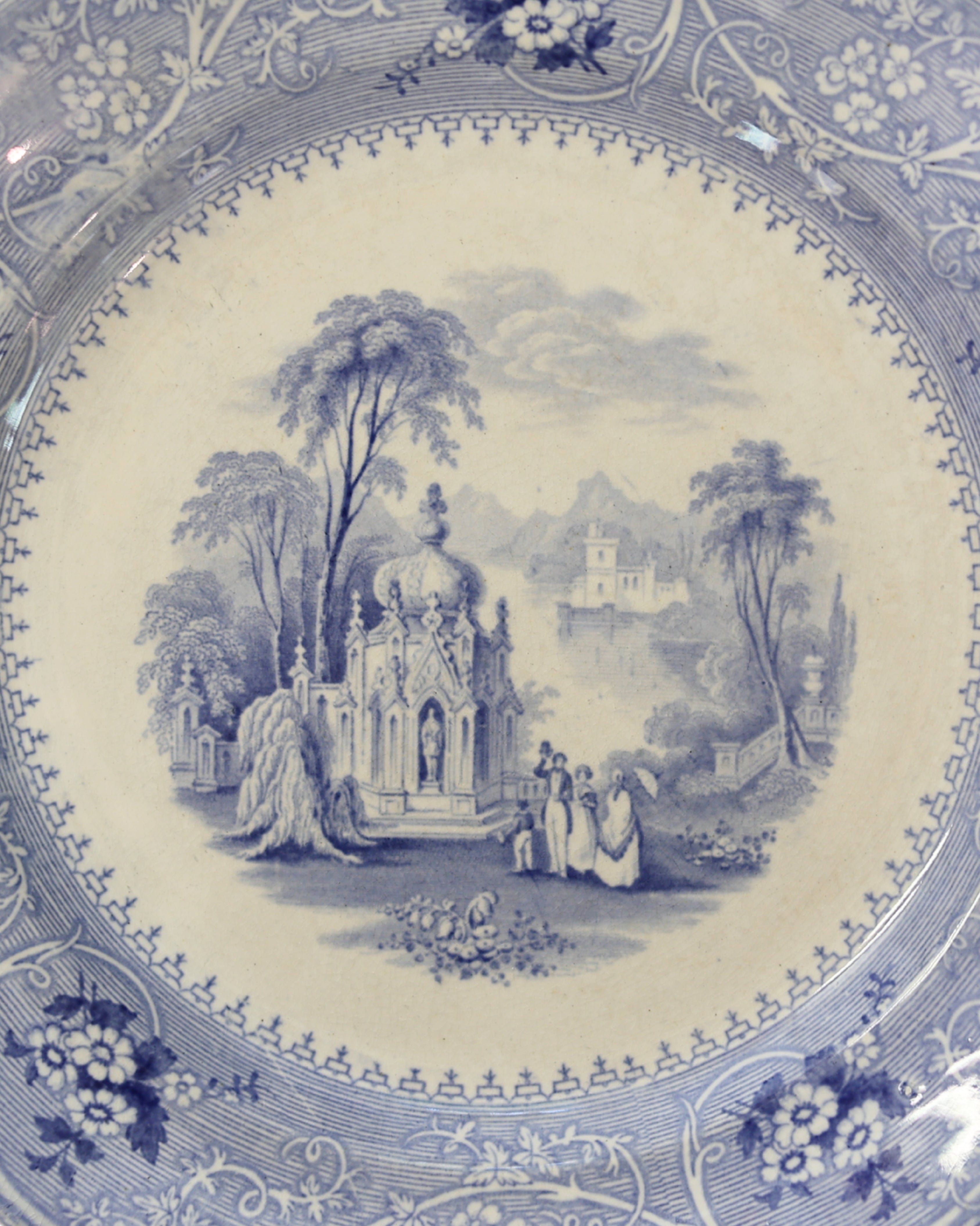 W. Adams & Sons "Columbia" Luncheon Plate-3