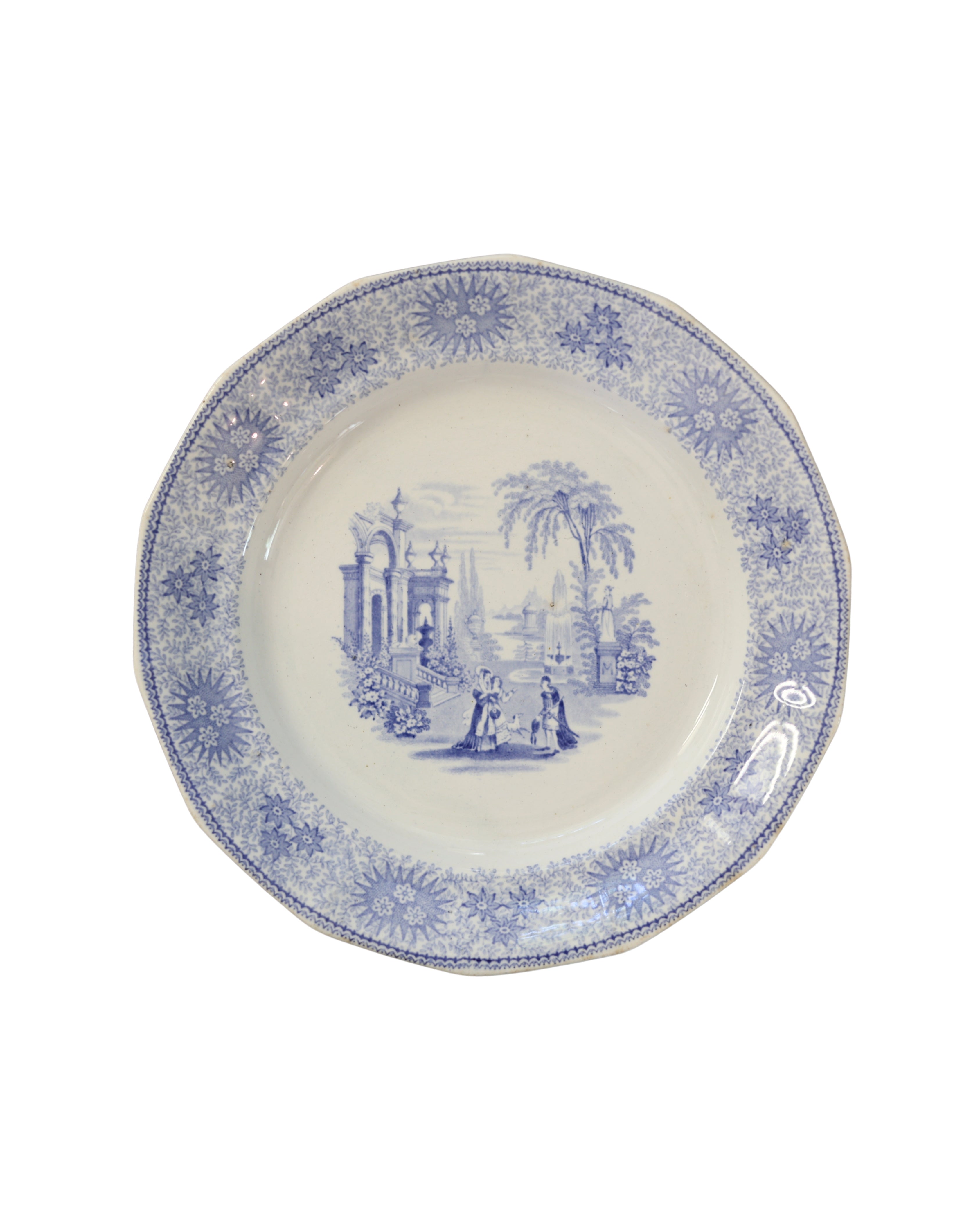W. Adams & Sons "Isola Bella" Dinner Plate