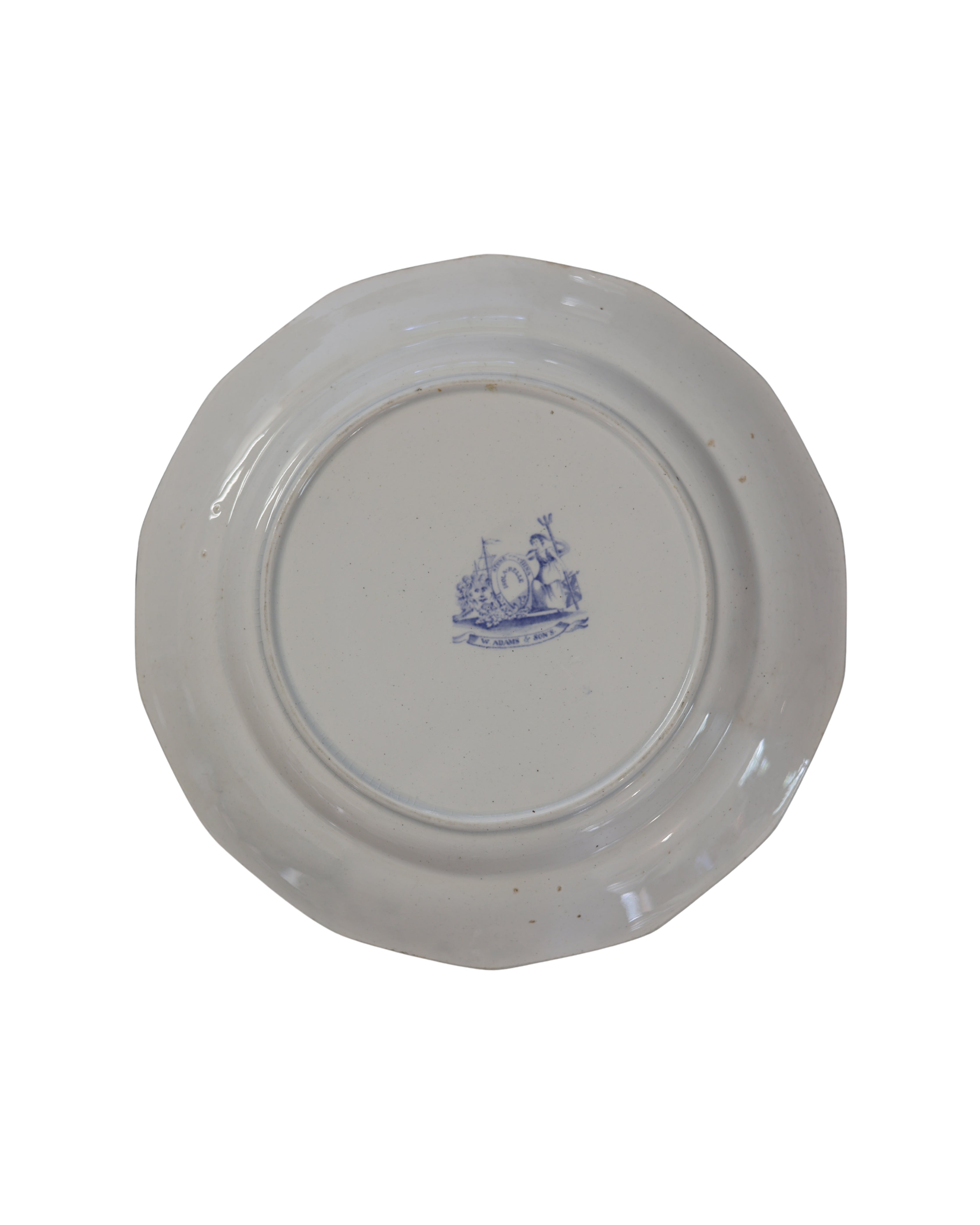 W. Adams & Sons "Isola Bella" Dinner Plate