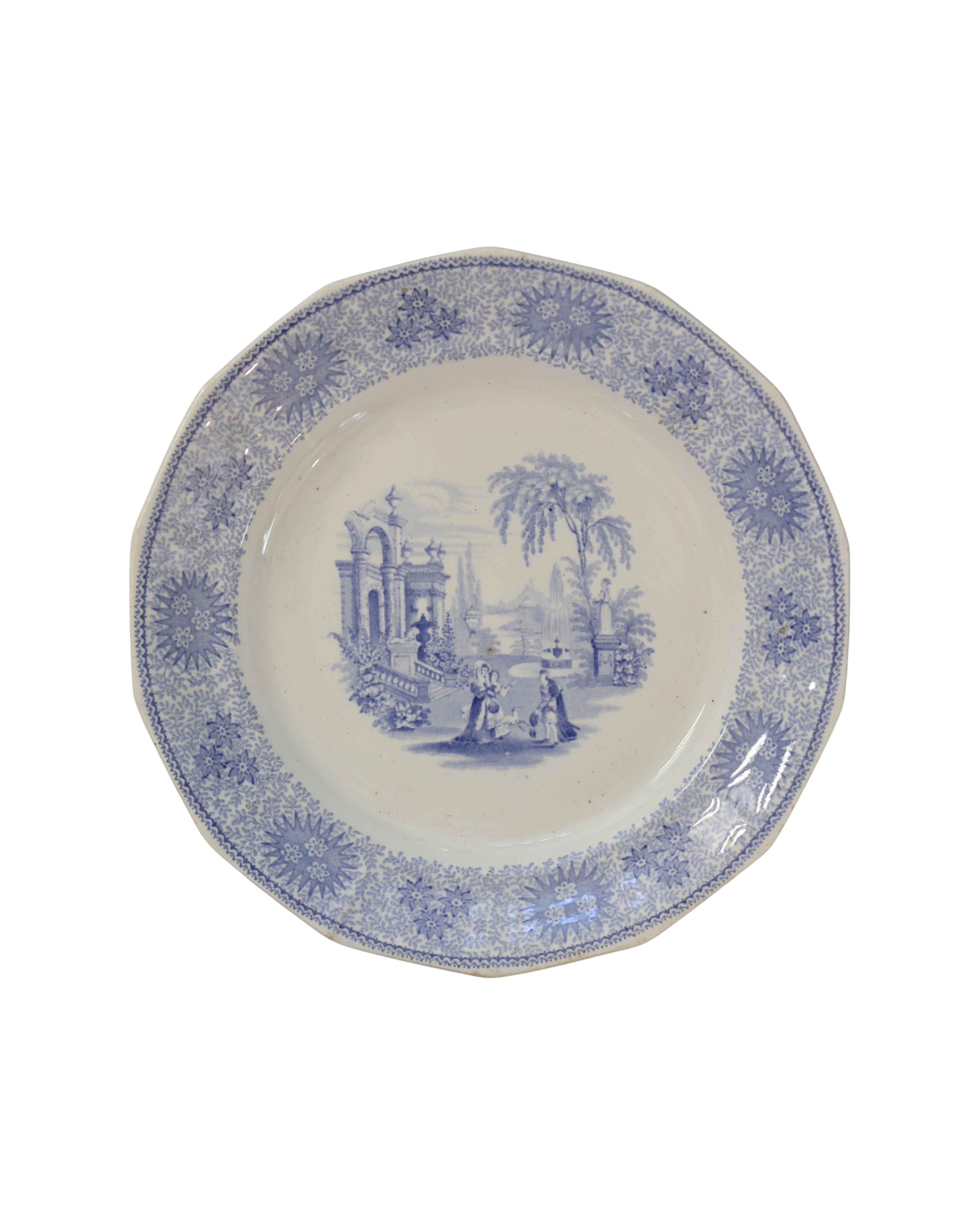 W. Adams & Sons "Isola Bella" Dinner Plate-4