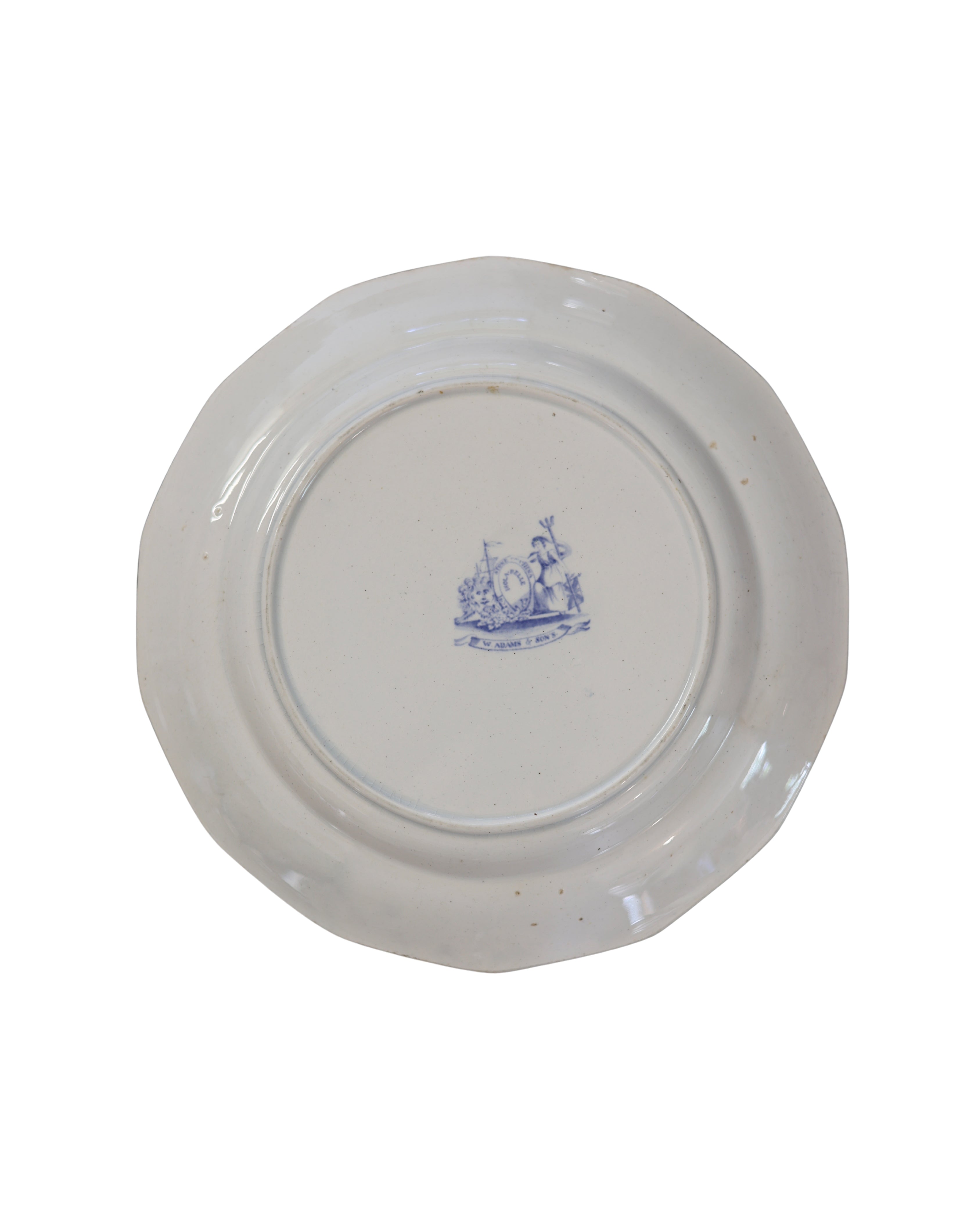 W. Adams & Sons "Isola Bella" Dinner Plate-5