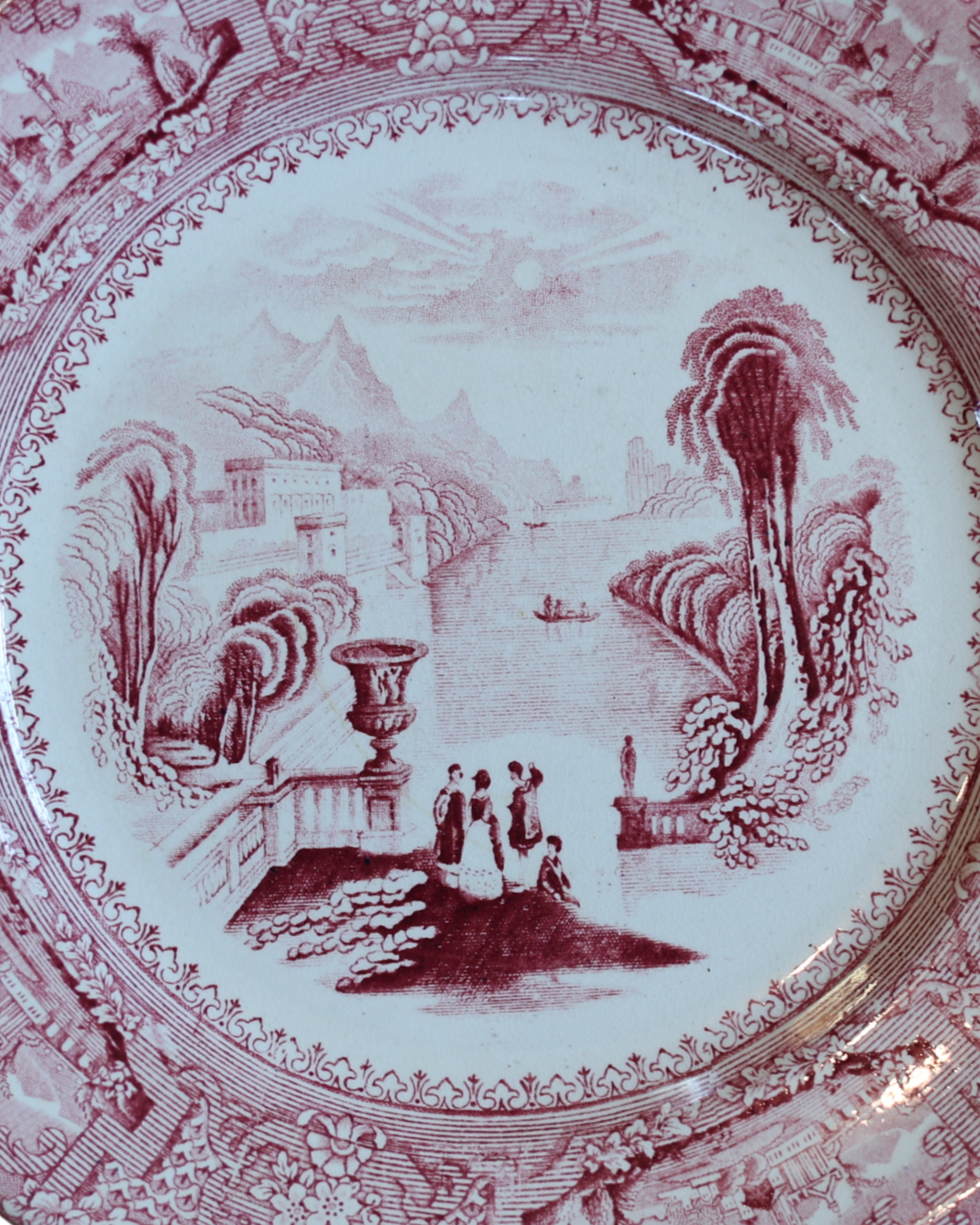 J. Wedgwood "Columbia" Luncheon Plate, c. 1848-3