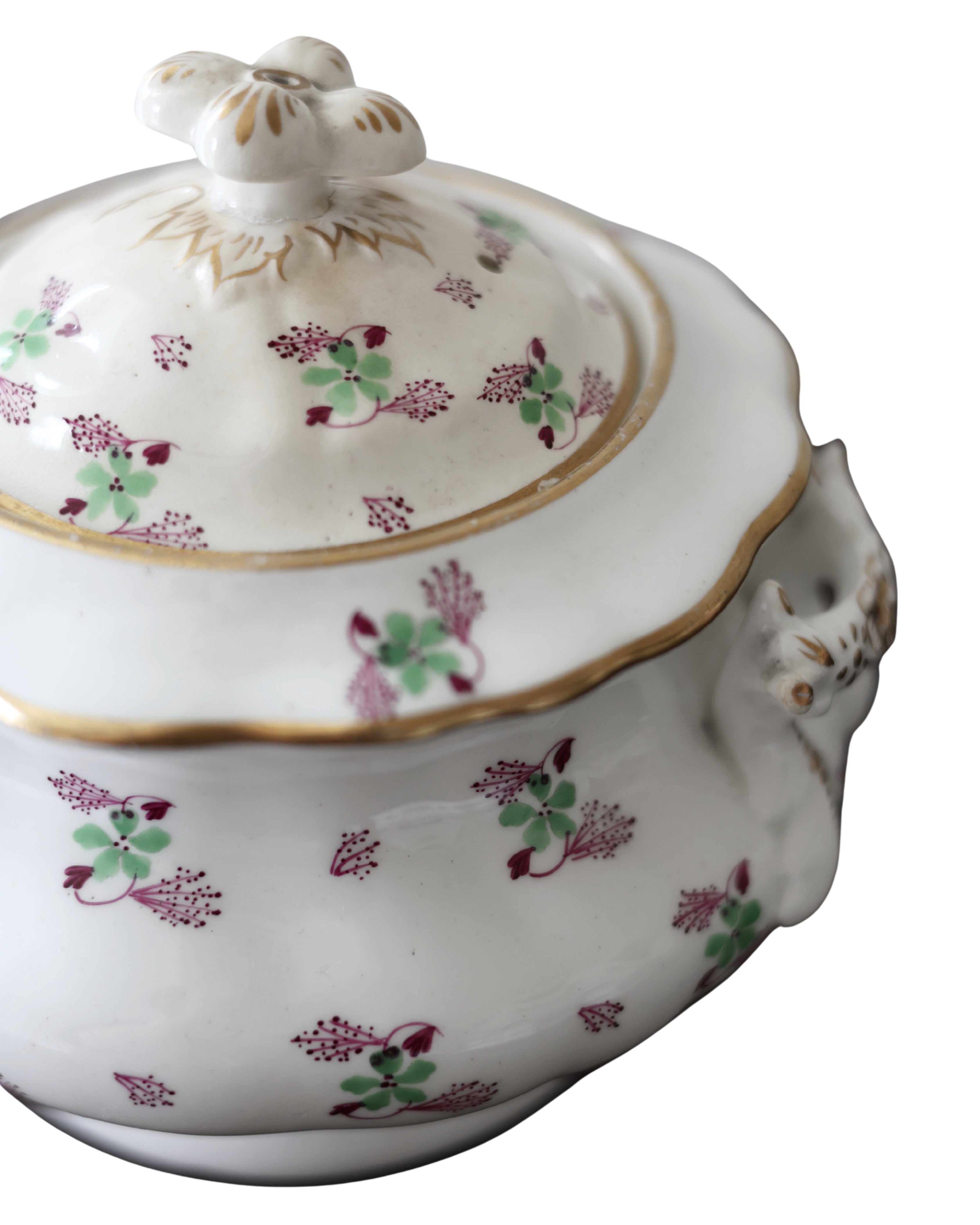 Soft-Paste Porcelain Sprig Ware Sugar Pot, c. 1835–1850-4